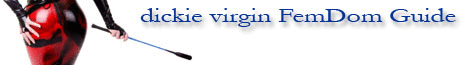 Dickie Virgin banner shared on behalf of Chicago Dominatrix Mistress Maddie Royce