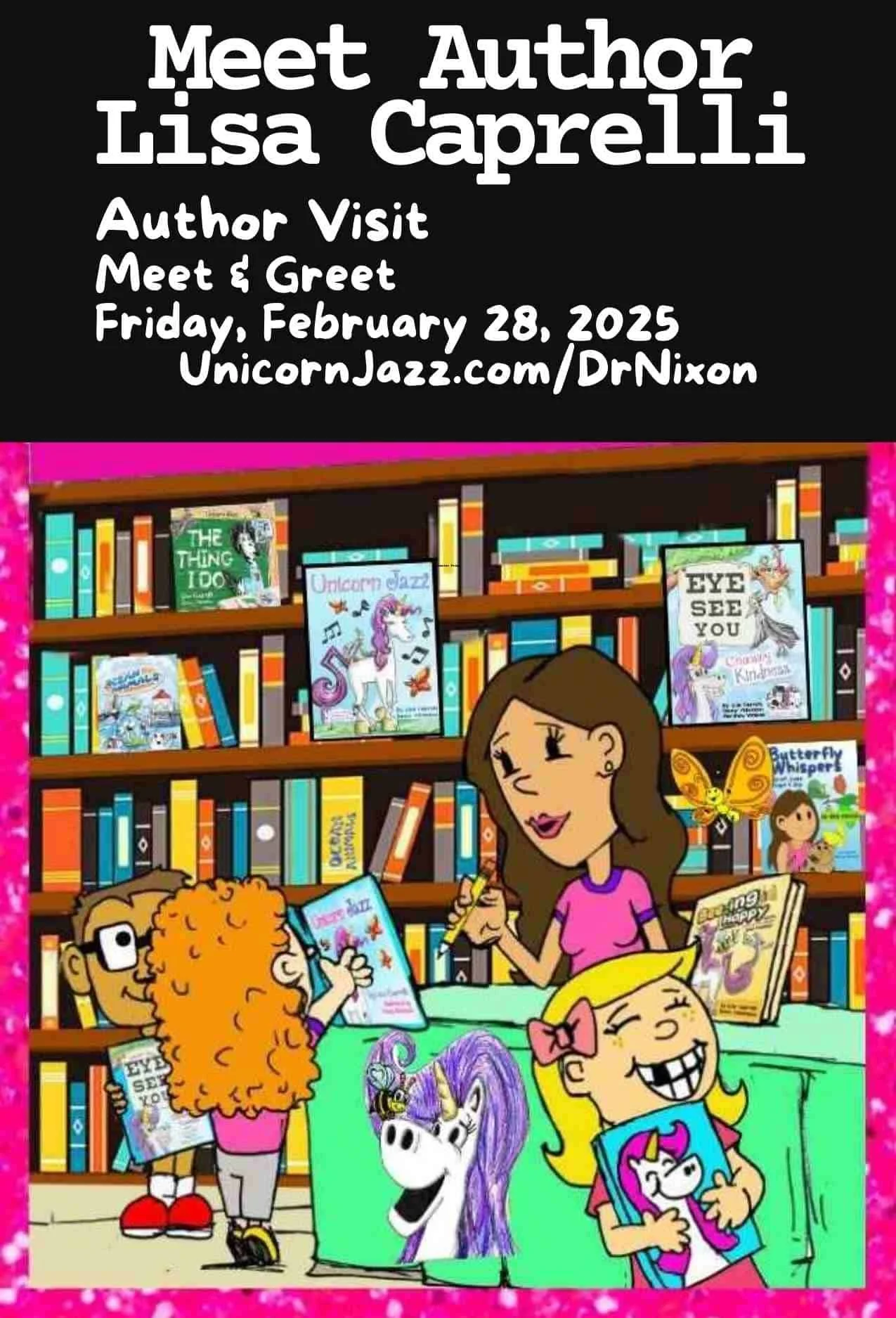 EPISD reading and literacy with author Lisa Caprelli | Dr Nixon Elementary