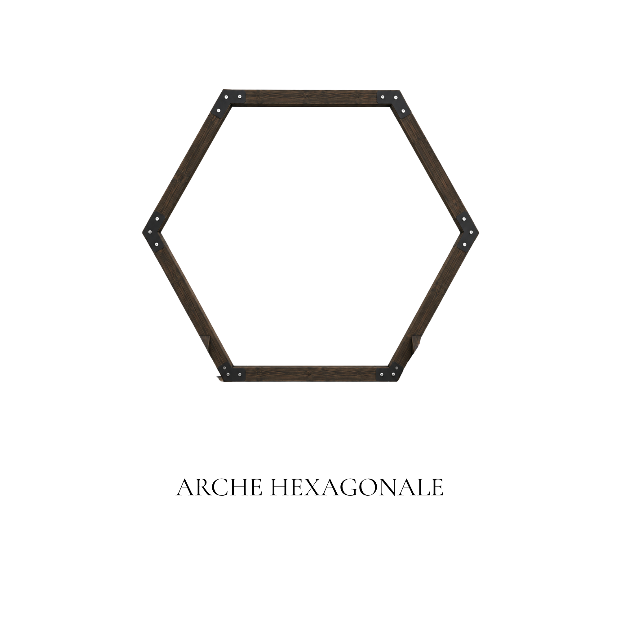 arche de mariage hexagonale location  laurentides