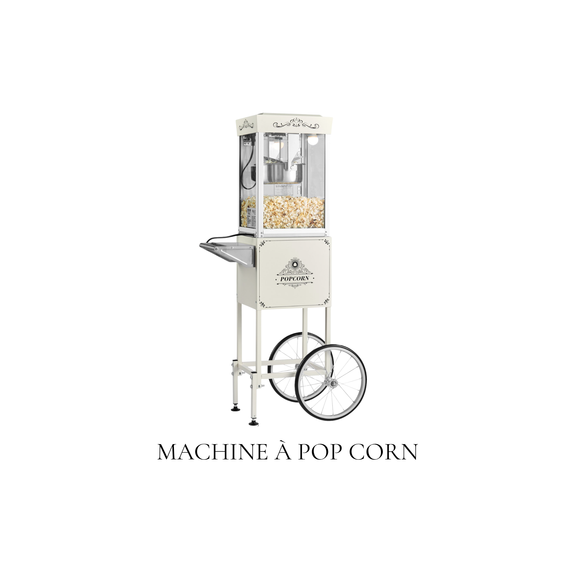 Machine à popcorn en location Laurentides