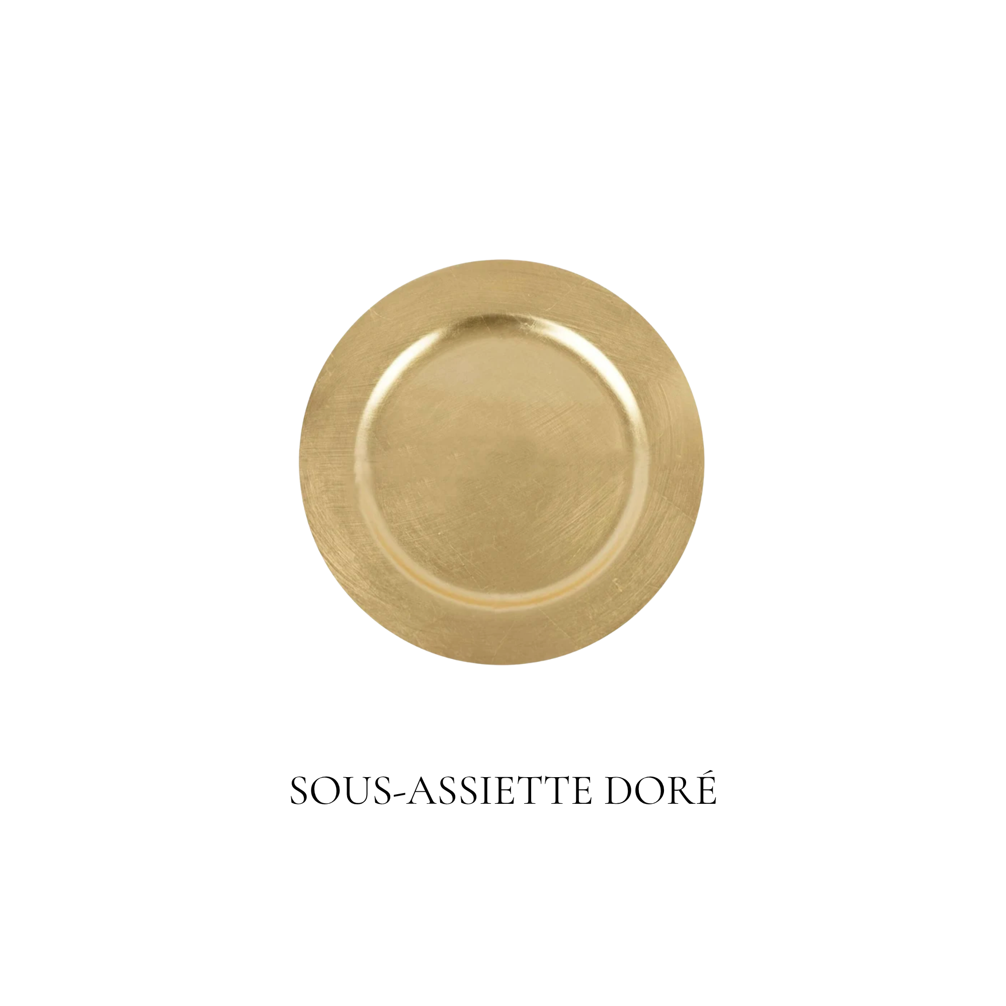 Sous-assiette location mariage evenements laurentides