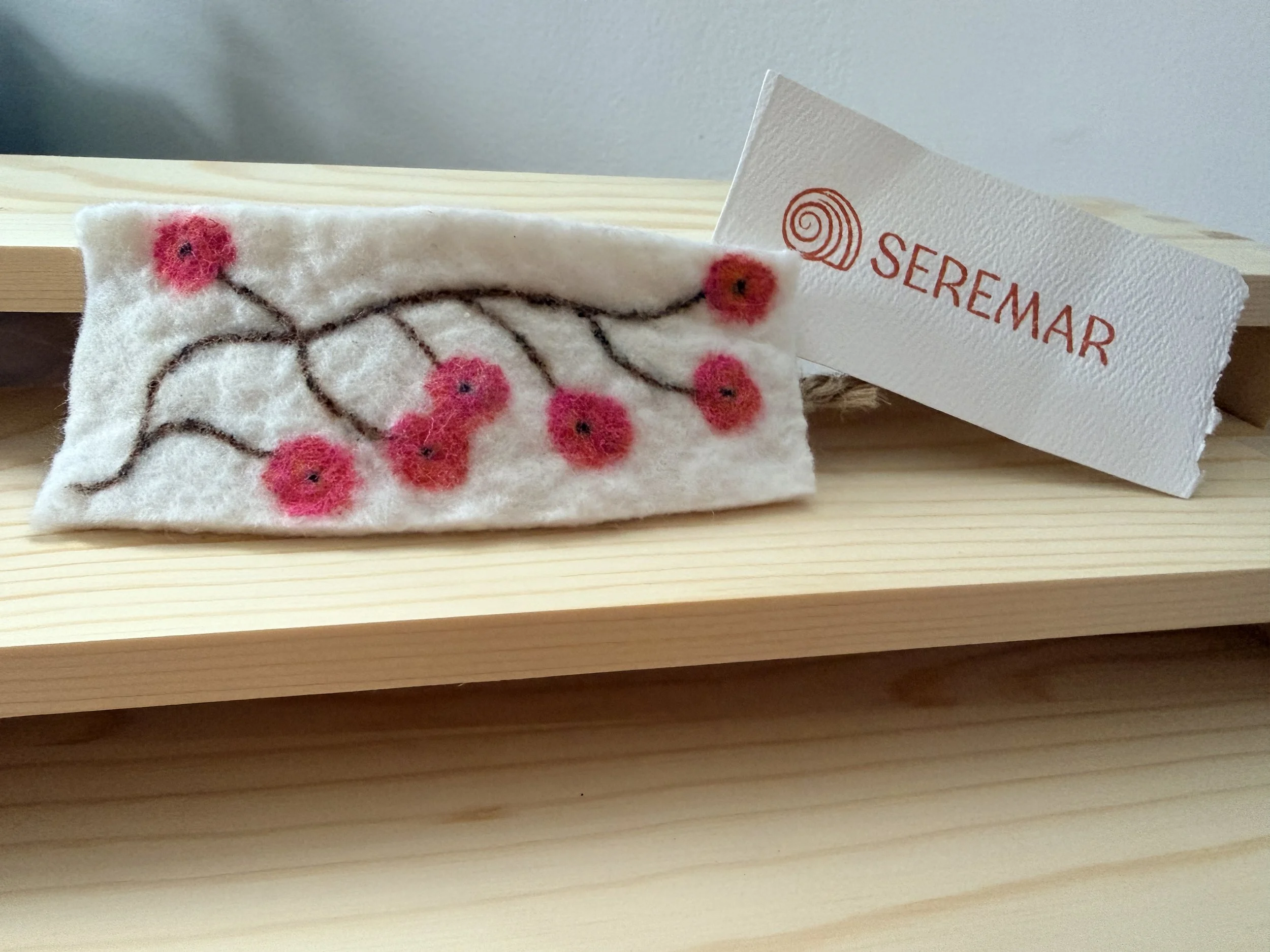 Cherry Blossom Flower Barrette