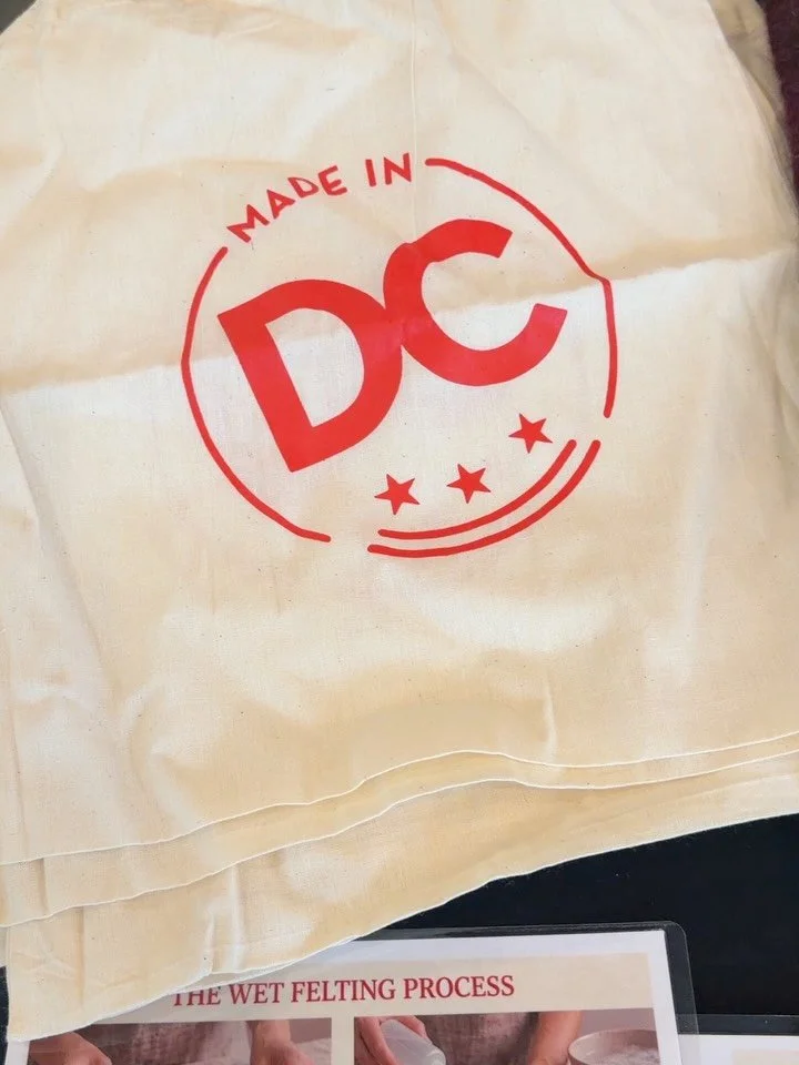 Grateful to @steadfastsupplydc and @thisismadeindc for the opportunity to showcase our work, meet fellow makers, and learn from one another as part of the Made in DC Retail Residency. 🙌🏼 Our pieces will be available through September 30, so stop by