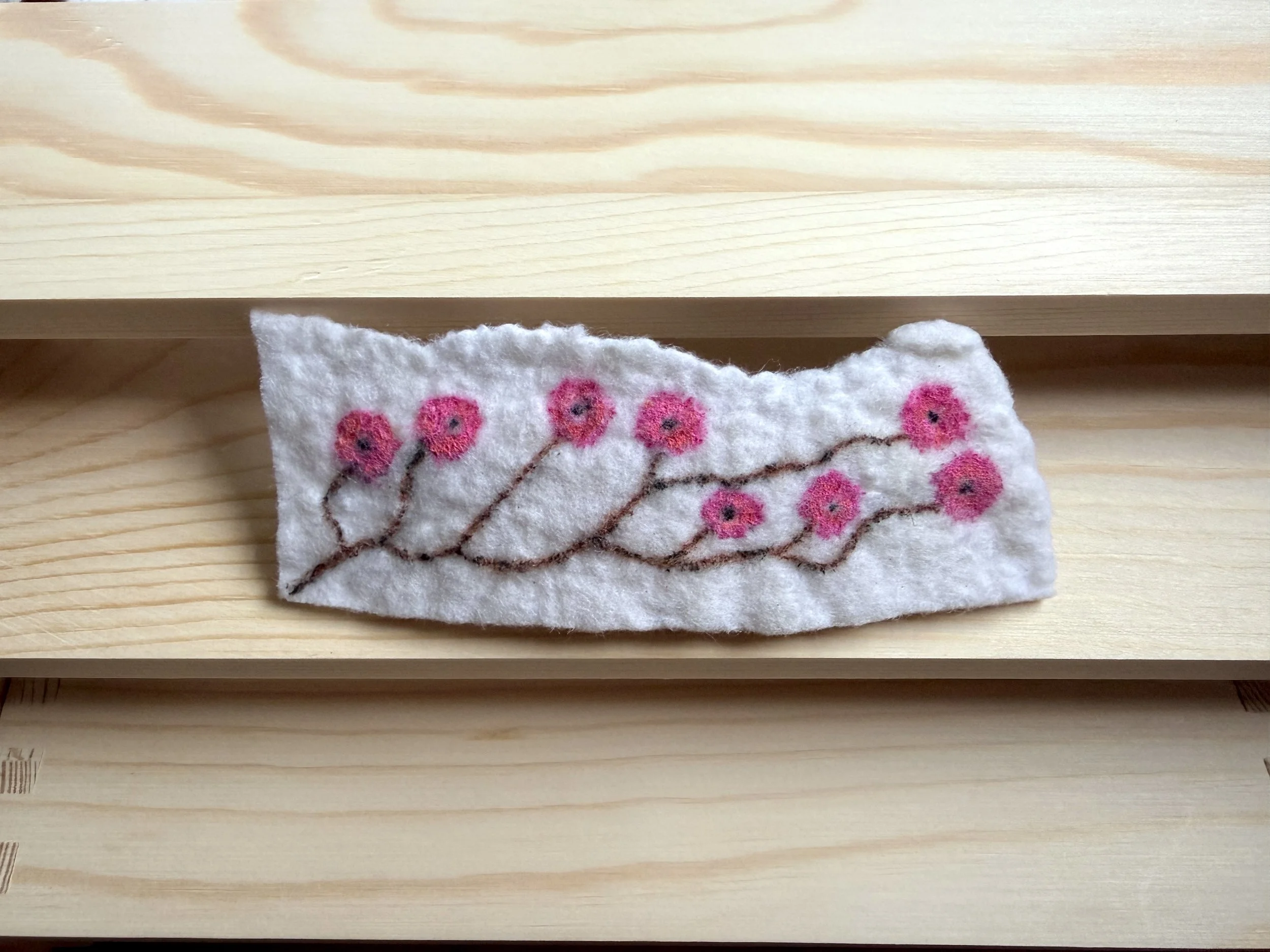 Cherry Blossom Flower Barrette