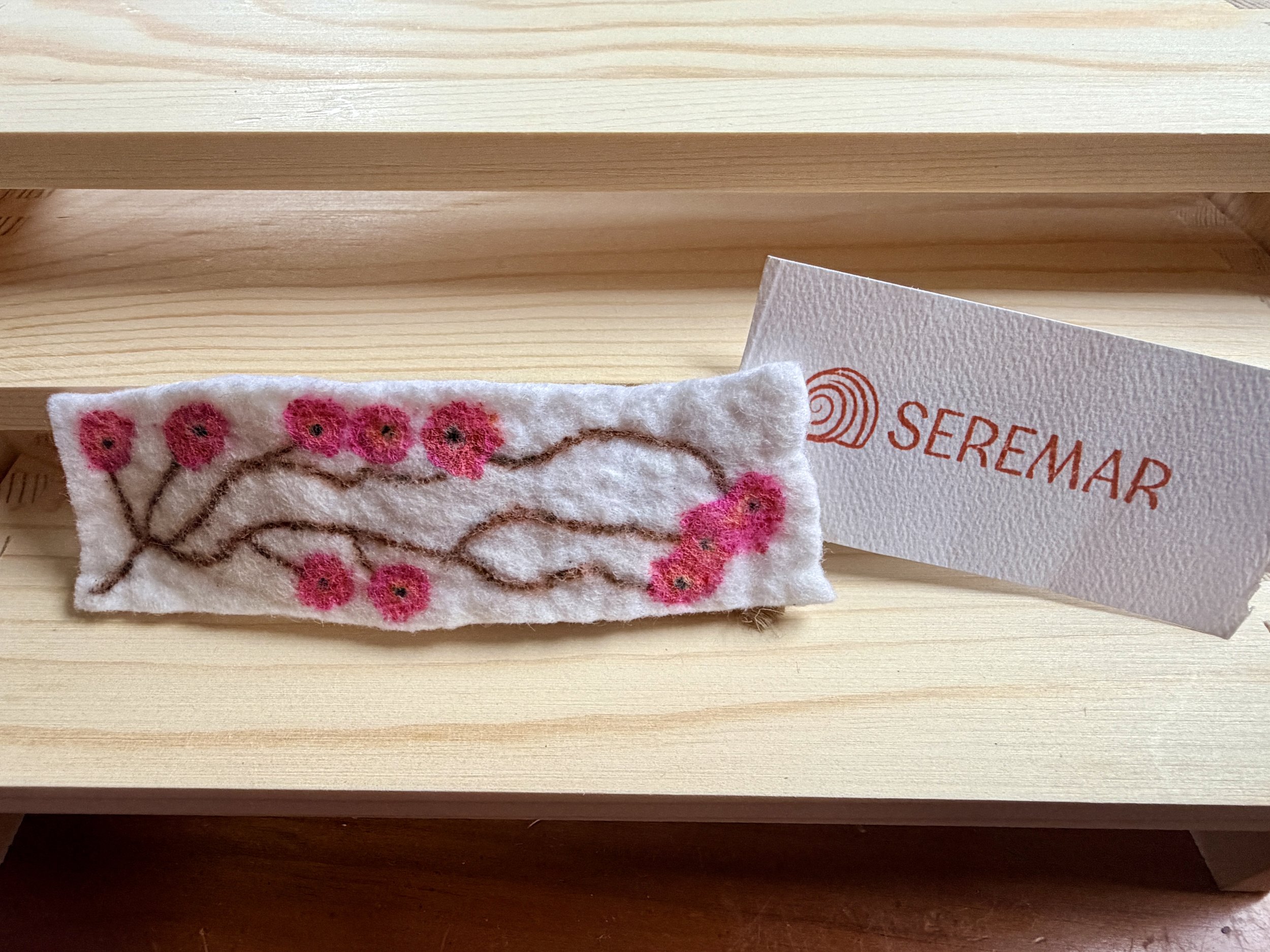 Cherry Blossom Flower Barrette