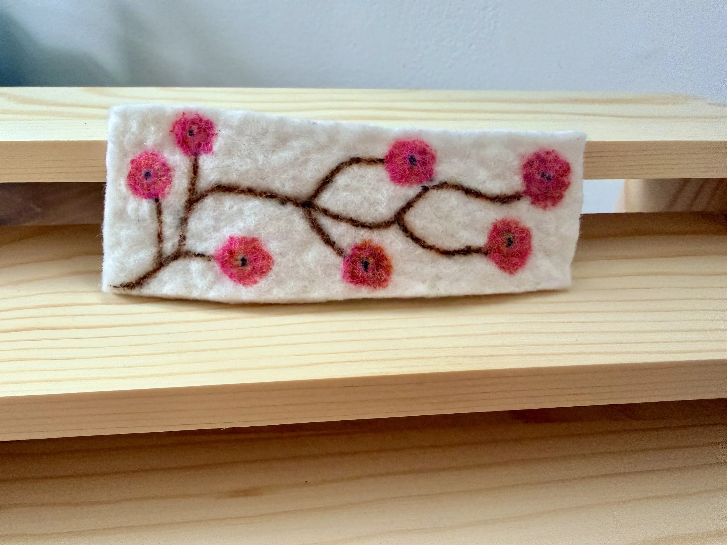 Cherry Blossom Flower Barrette