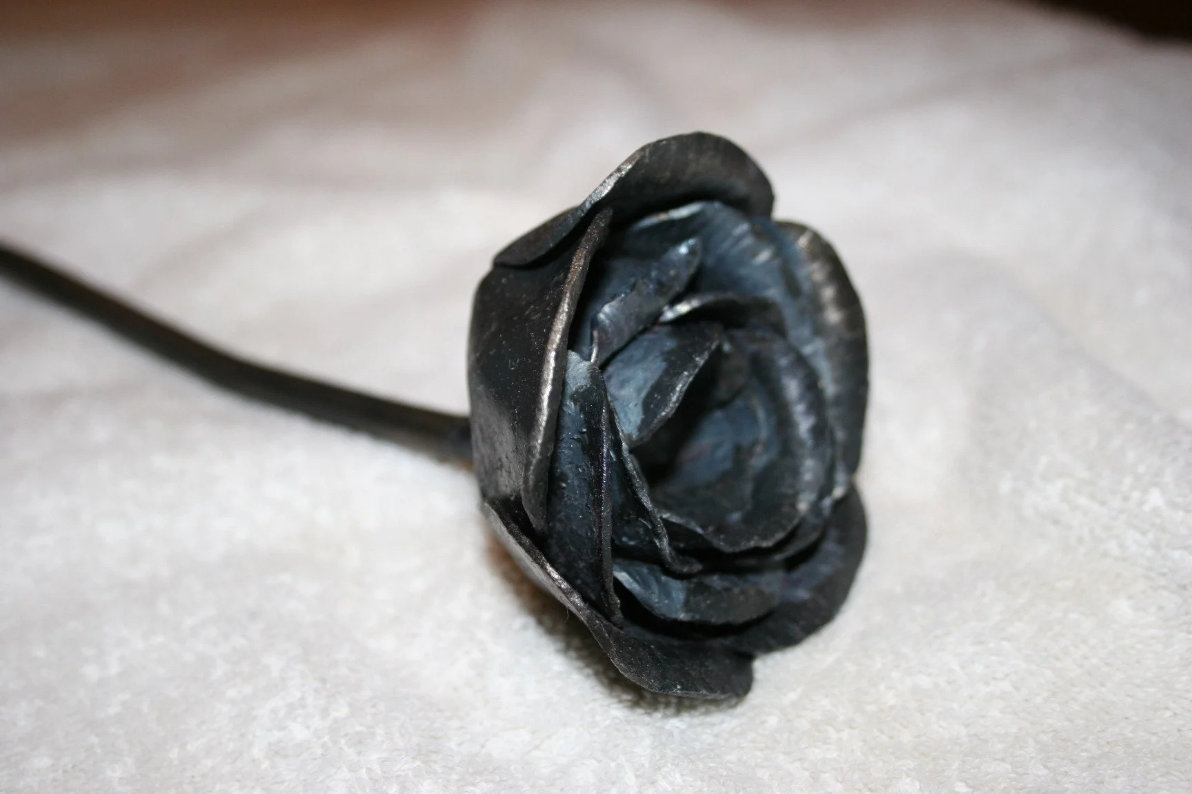 Forged Rose for my wife Karen 003.JPG