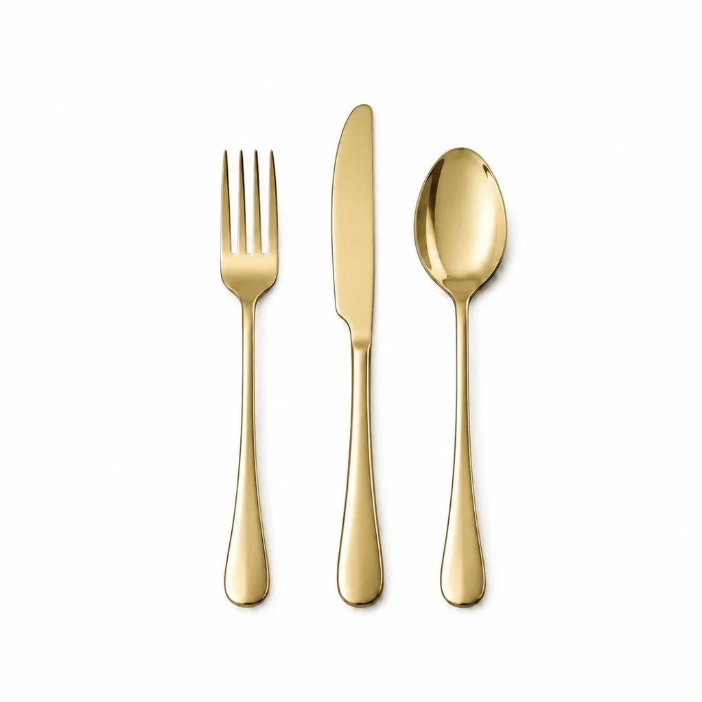 Gold Flatware