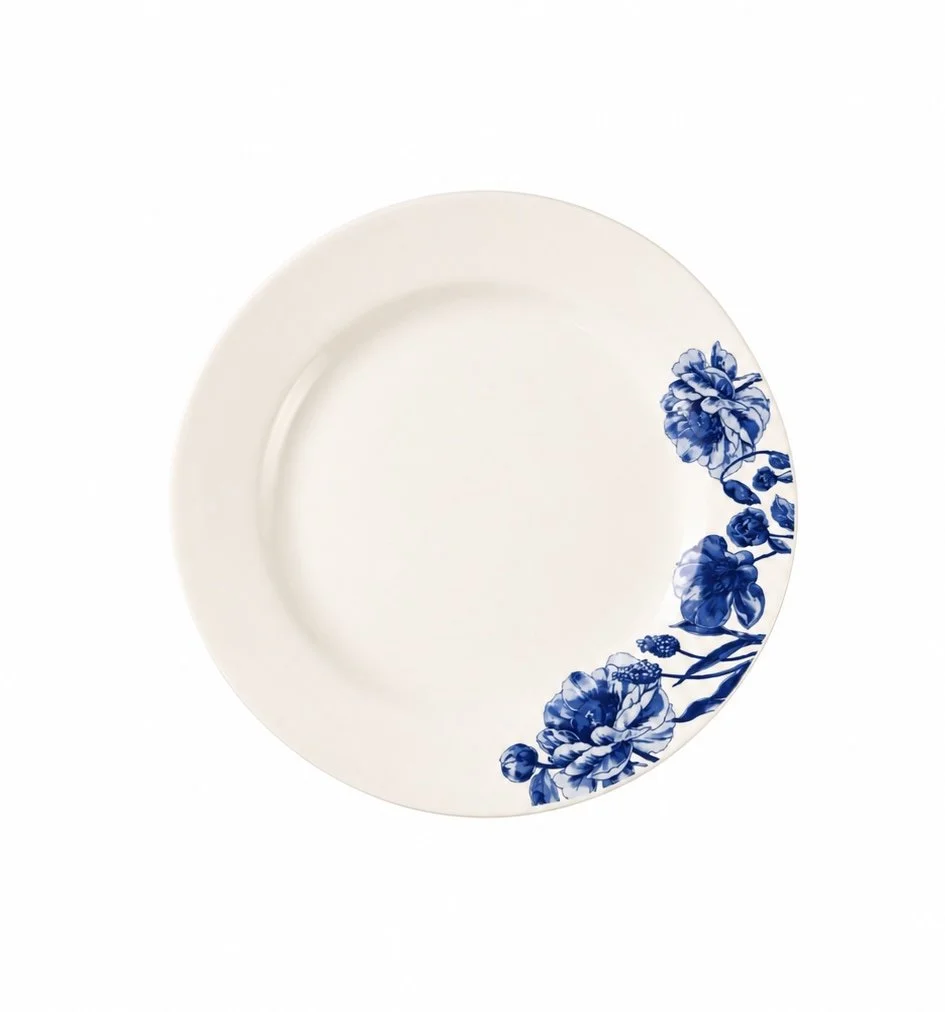 Blue Garden Dinner Plate
