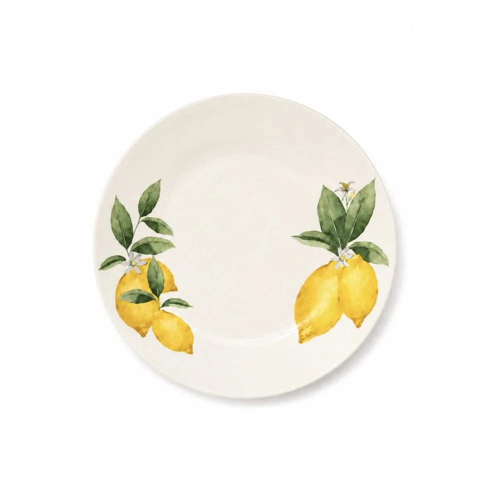 Lemon Garden Dinner Plate
