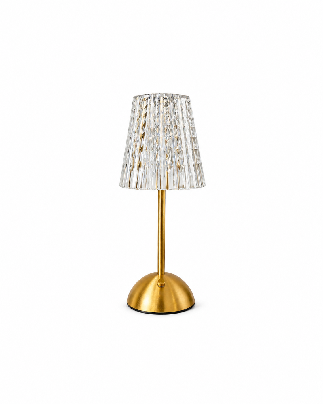 Gold Acrylic Table Lamp