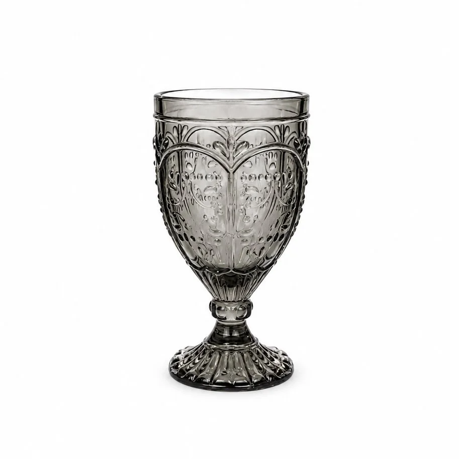 Vintage Embossed Goblet