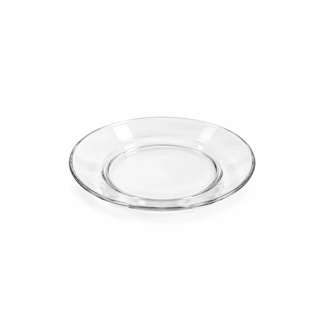 Clear Glass Salad Plate