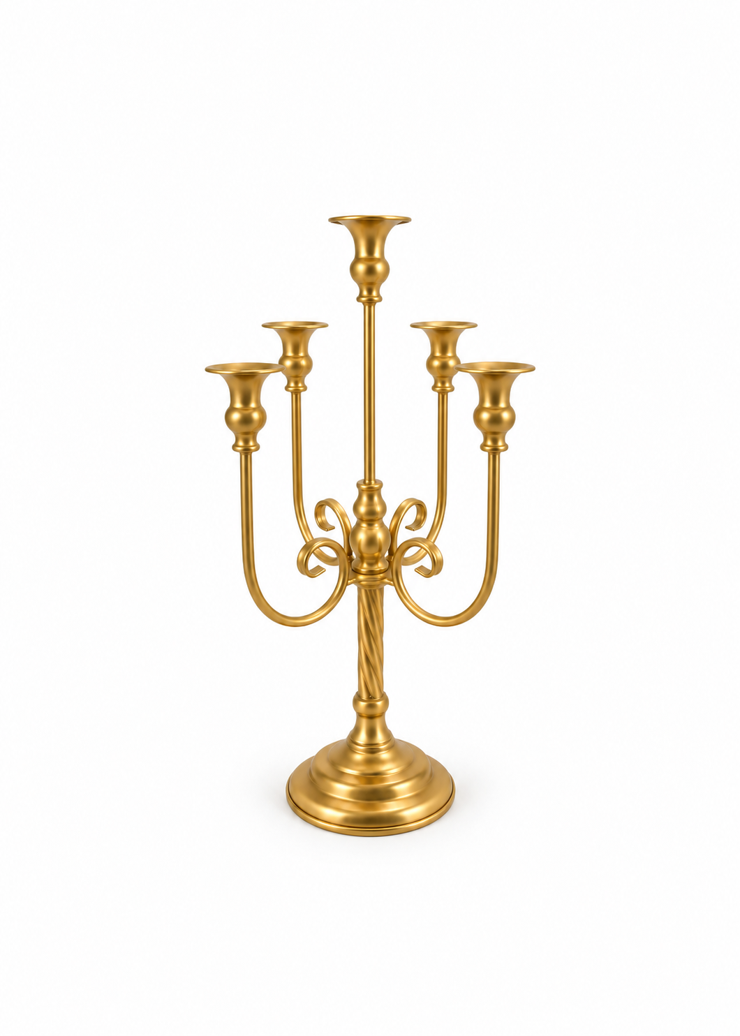 Gold 5-Arm Candelabra
