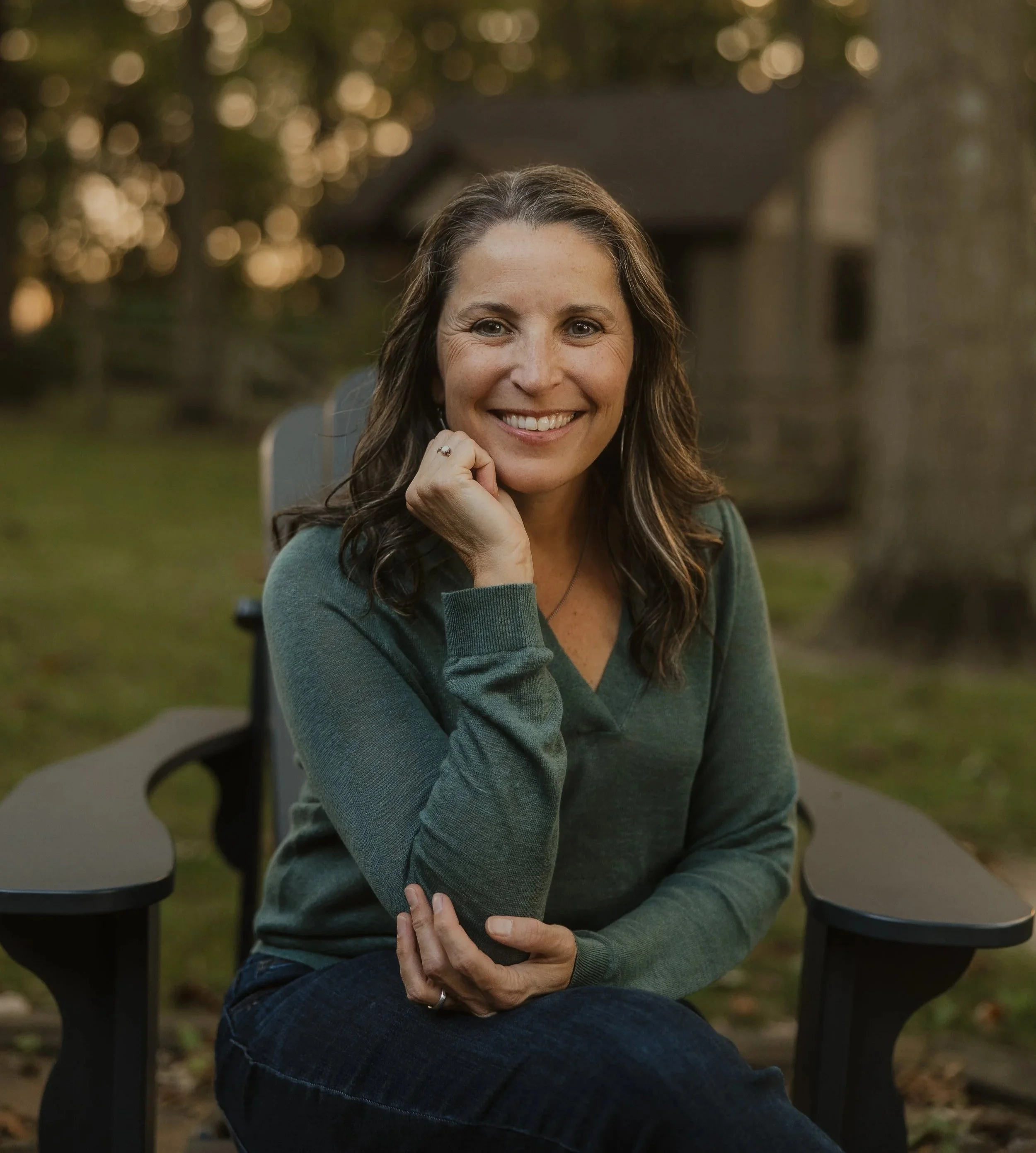 A portrait of Laura Edwards-Leeper at her Ohio home where she offers virtual therapy, assessment and evaluation for young adults experiencing gender dysphoria or considering gender transitions.