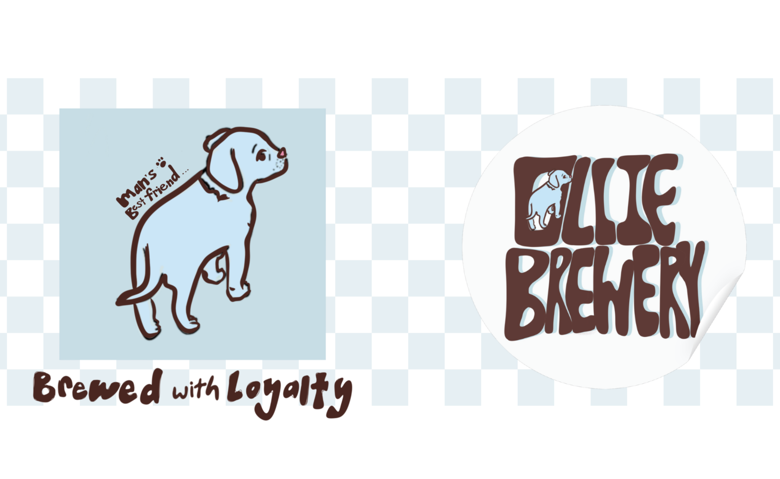 A logo with a line drawing of a dog and the text 'Man's Best Friend...' in a handwritten style.