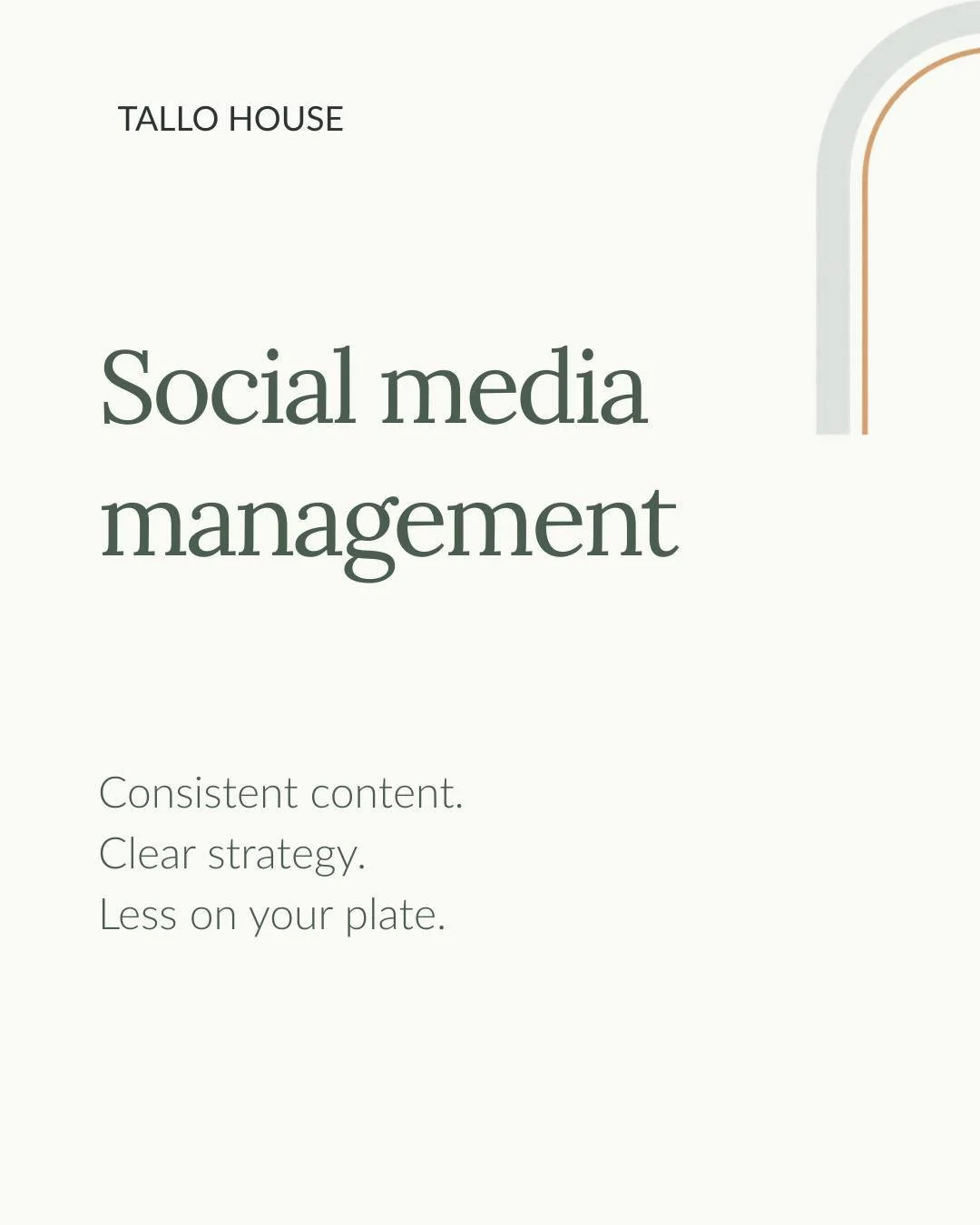 Social media takes time.

There is the planning, content, captions, scheduling and reporting, then paid ads on top of that.

Tallo House helps businesses from Bundaberg to the Sunshine Coast with:

&bull; Social media management
&bull; Content creati
