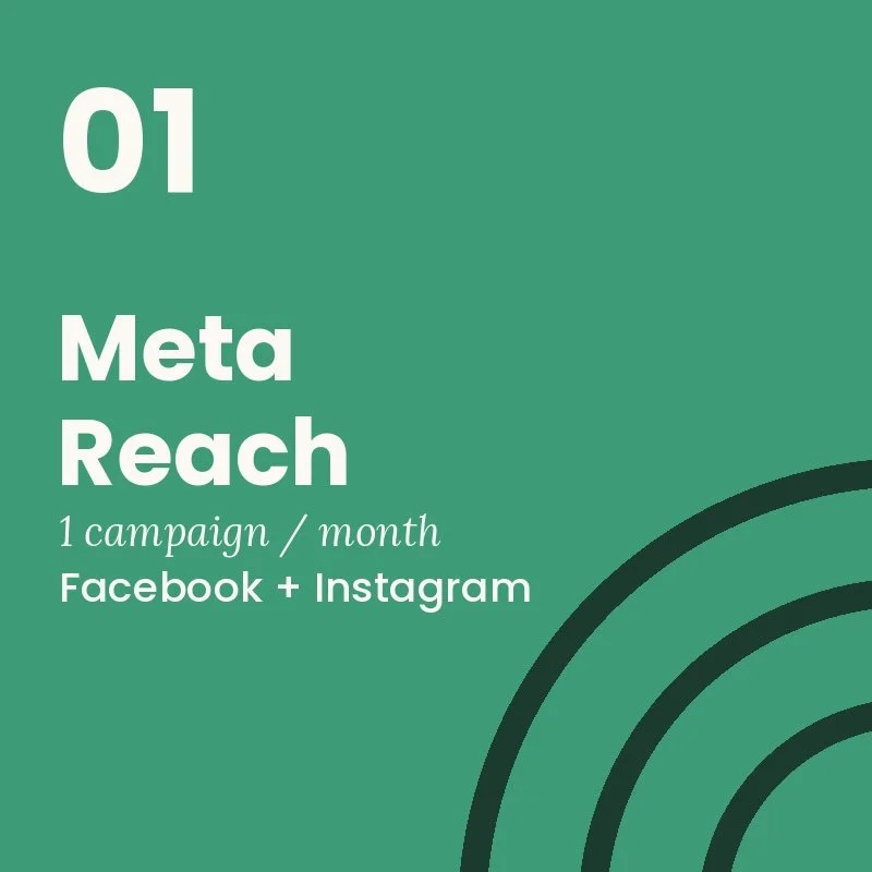 Meta Reach paid social advertising package — Facebook and Instagram ads management Bundaberg and Sunshine Coast