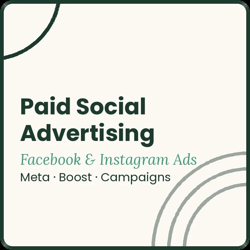 Paid social advertising package — Facebook and Instagram Meta ads management Bundaberg Sunshine Coast