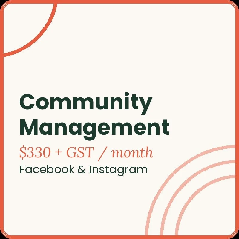 Community management add-on service — Facebook and Instagram Bundaberg and Sunshine Coast