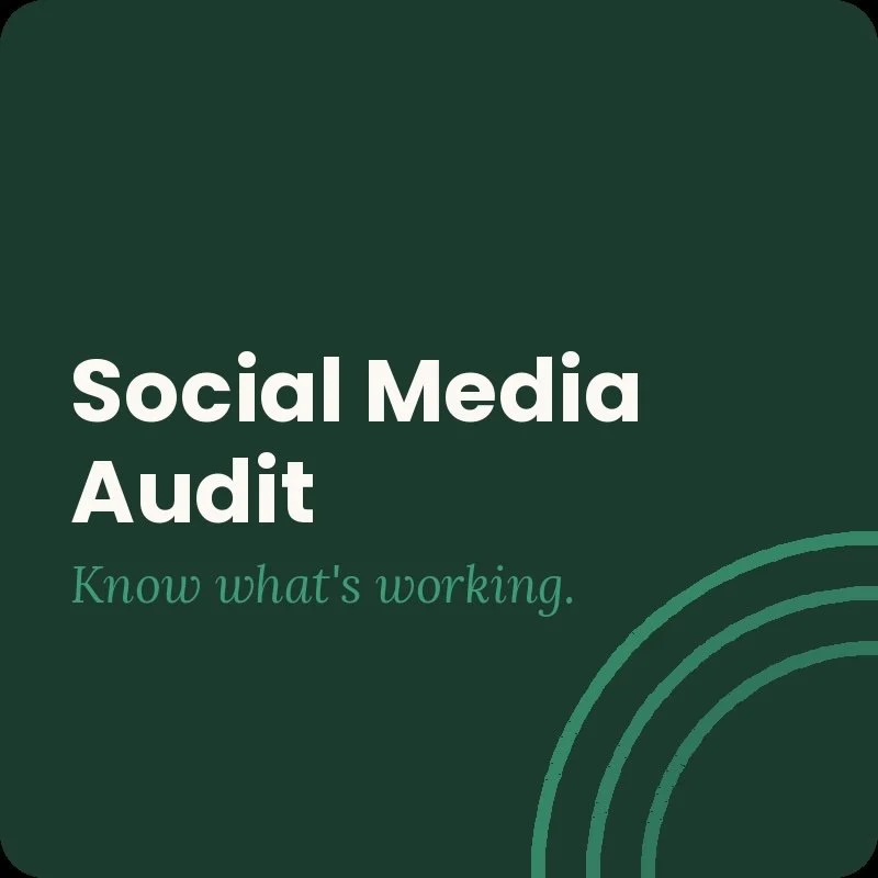 Tallo House social media audit service tile — a review of your social media accounts with tailored recommendations, available for businesses in Bundaberg and the Sunshine Coast.