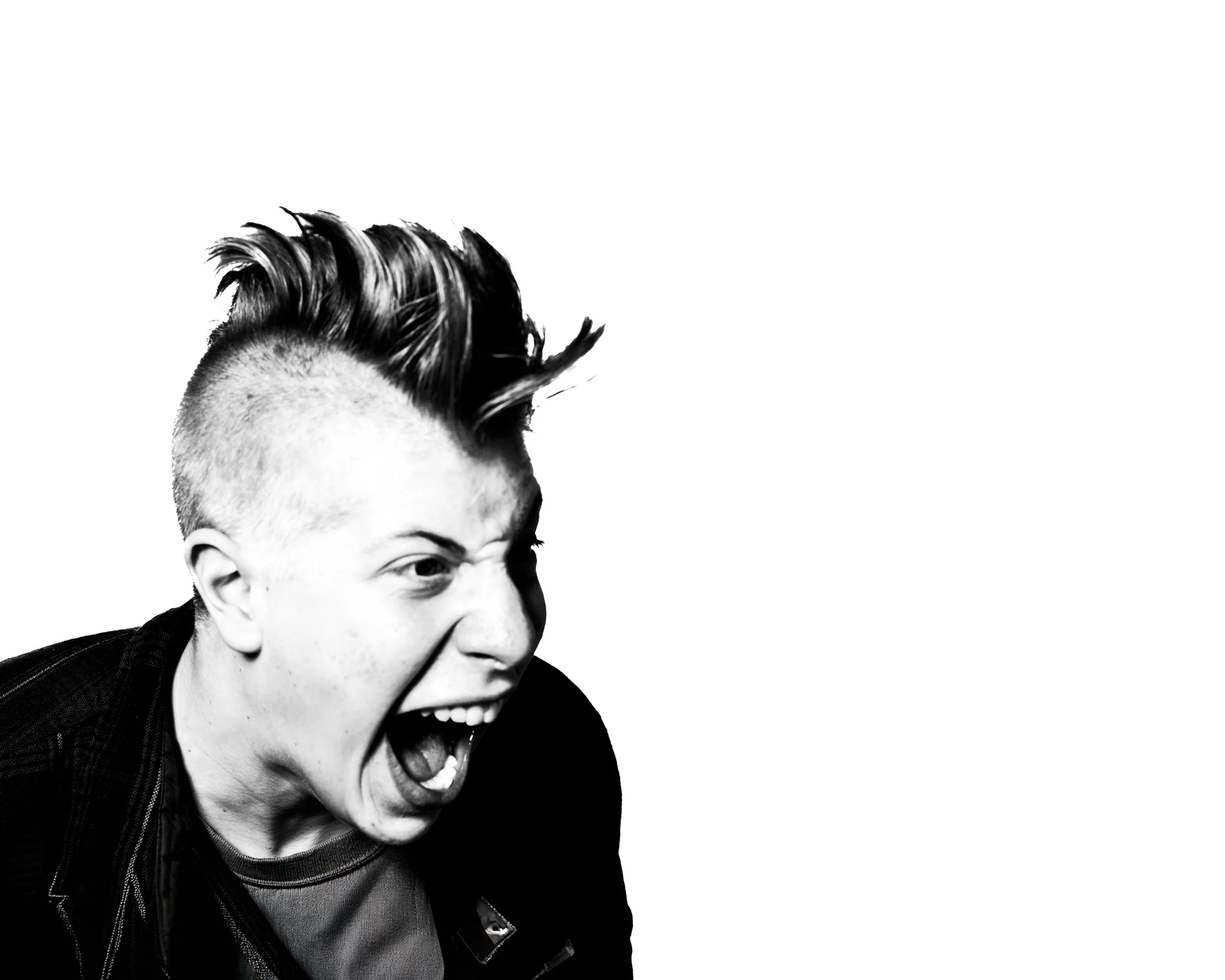 Scream kids passion yell New York studio anger