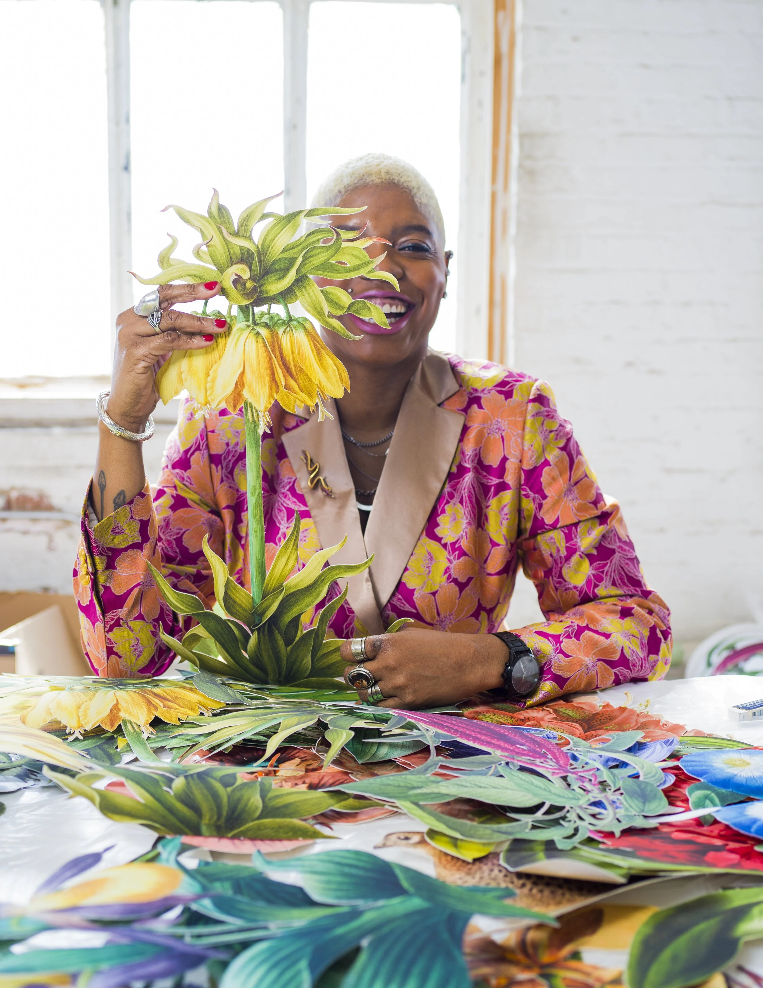 Ebony Grace Patterson is a Jamaican born visual artist Mixed Media Installation moniquemeloche Gallery  Hales Gallery