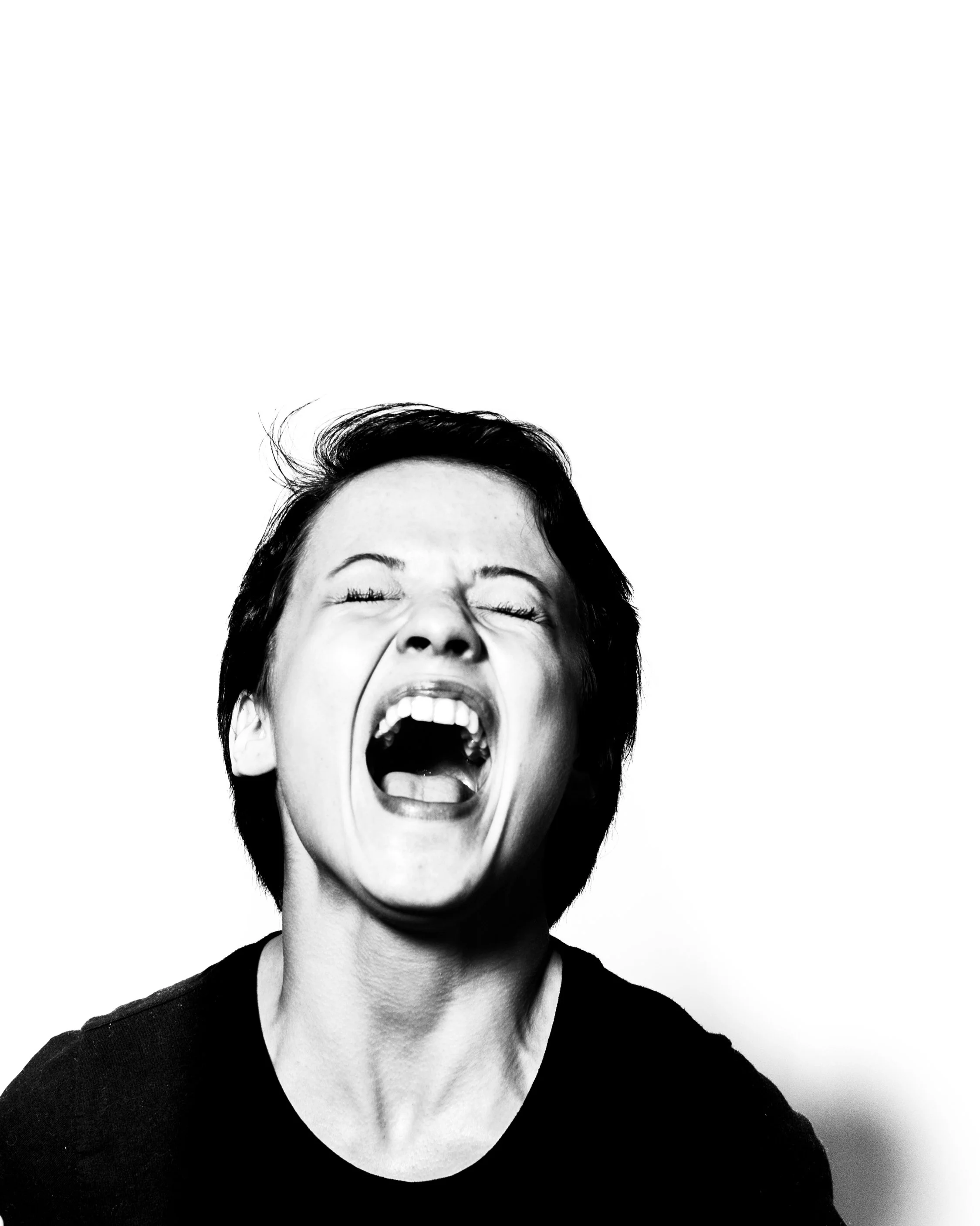 Scream kids passion yell New York studio anger