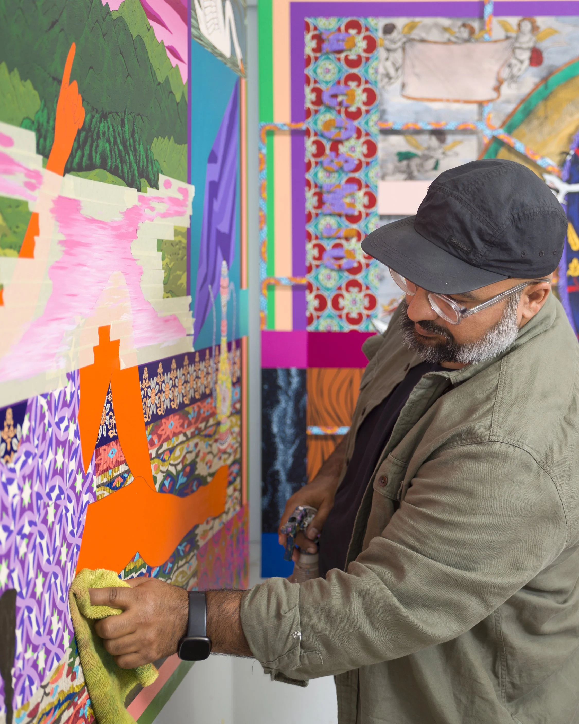 Amir H. Fallah is an Iranian-born American painter, publisher, sculptor, and installation artist The Fowler Museum Museum of Contemporary Art in Tucson University of California Los Angeles
