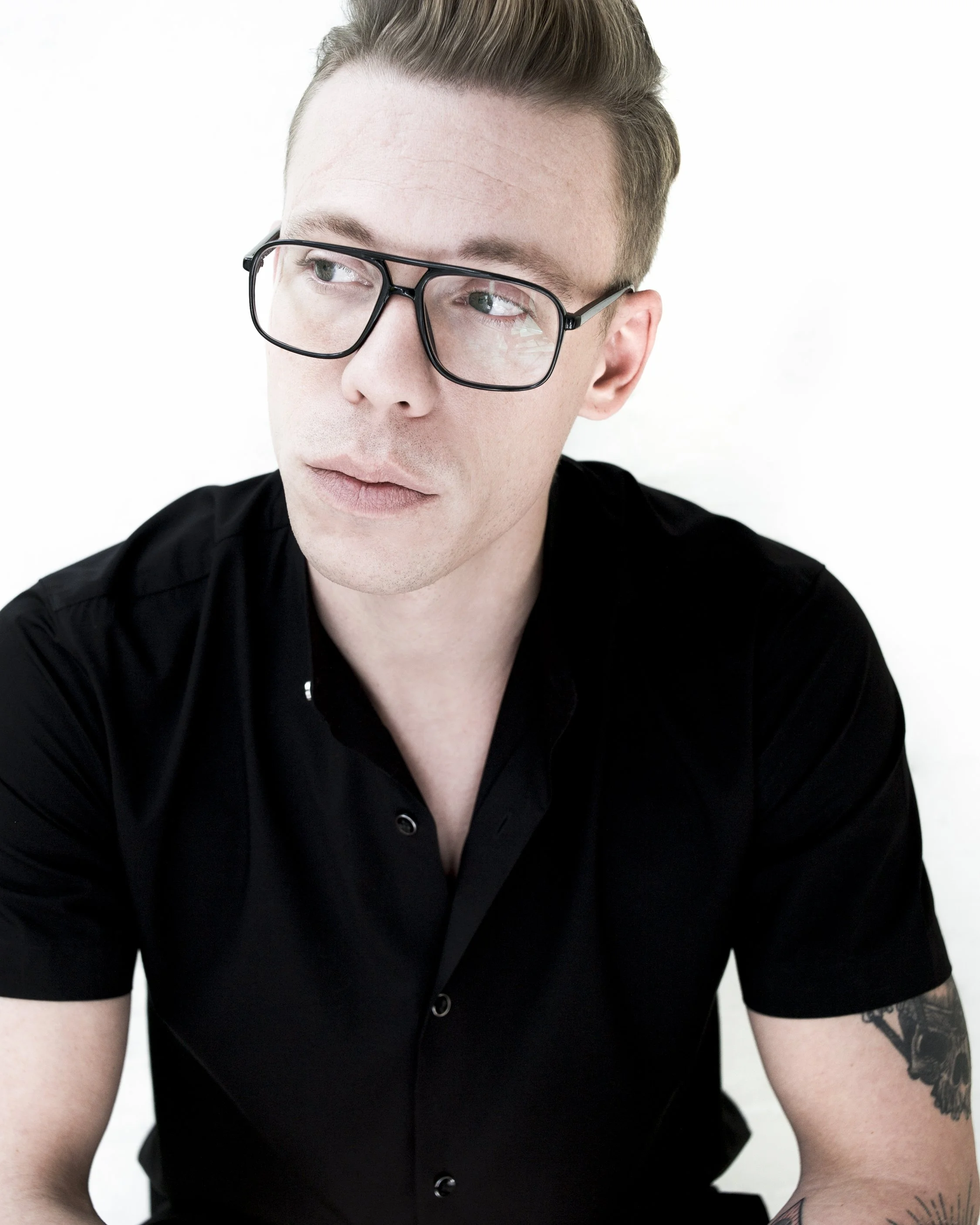Josh Kercher, a Chicago-based fashion designer and entrepreneur bespoke leather goods