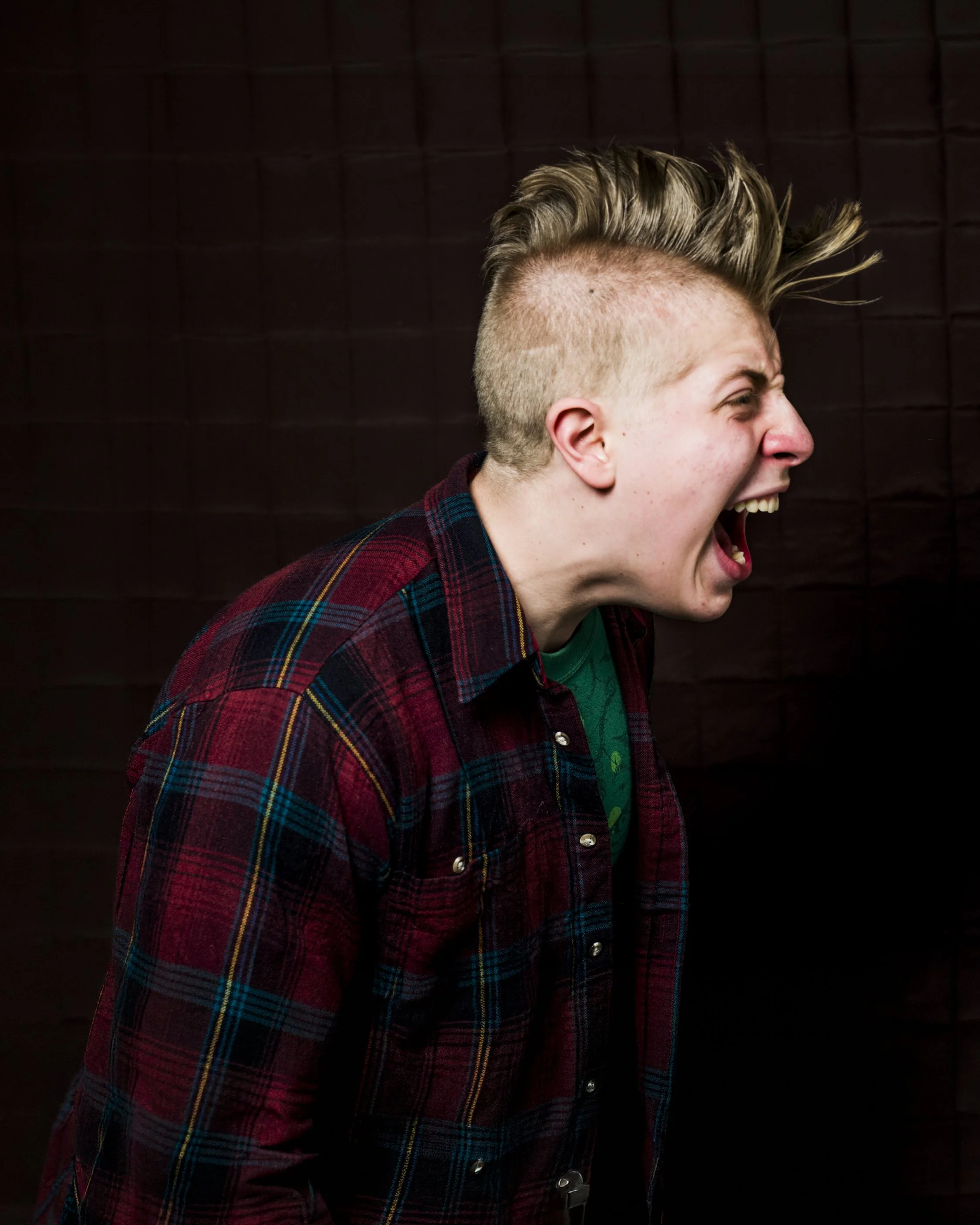 Scream kids passion yell New York studio anger