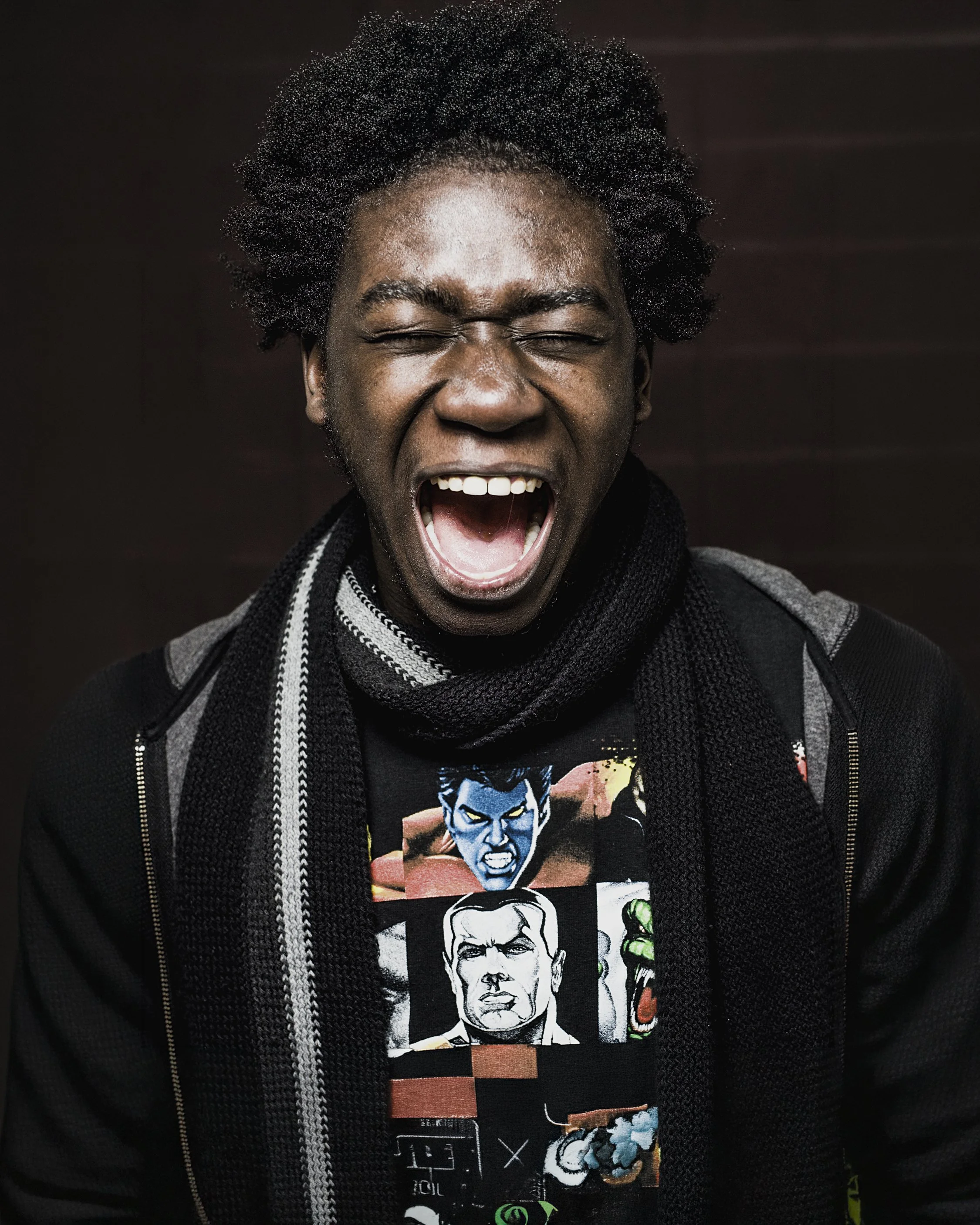 Scream kids passion yell New York studio anger