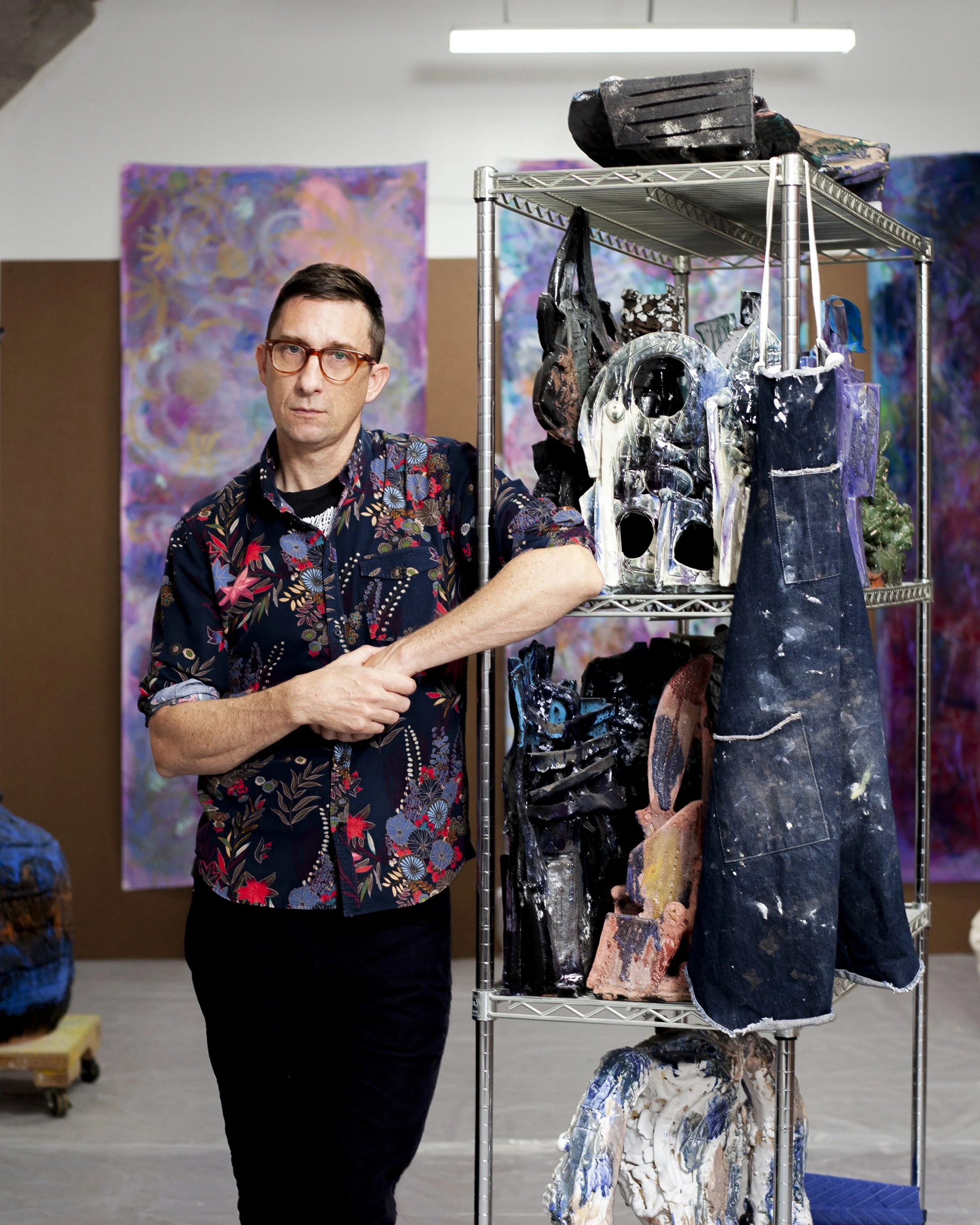 William J. O'Brien  painting sculpture drawing and installation Modernism Madison Museum of Contemporary Art Vermont Studio Center Louis Comfort Tiffany Foundation permanent collections of the Cleveland Clinic New York Presbyterian Hospital Miami Art