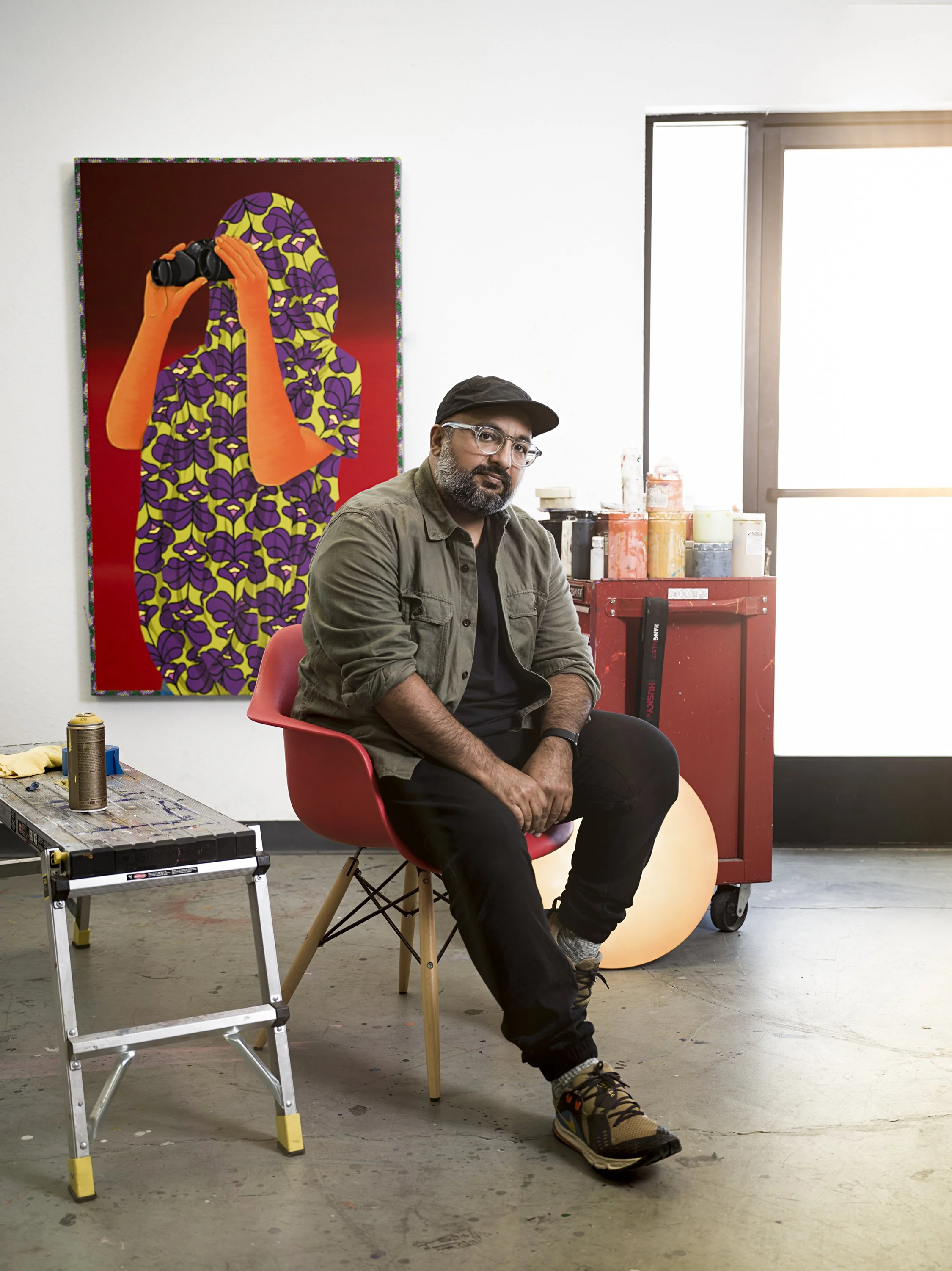 Amir H. Fallah is an Iranian-born American painter, publisher, sculptor, and installation artist The Fowler Museum Museum of Contemporary Art in Tucson University of California Los Angeles