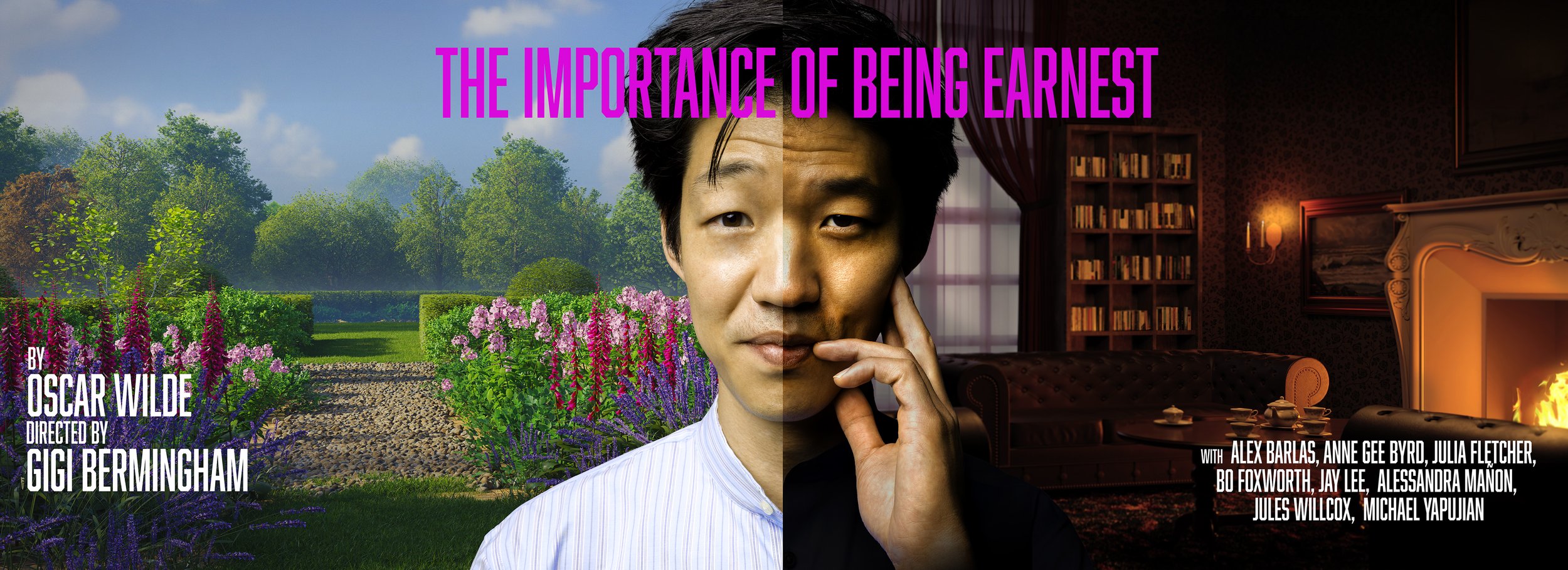 
Jay Lee Alessandra Mañón The Importance of Being Earnest Oscar Wilde Gigi Bermingham Antaeus Theatre Company