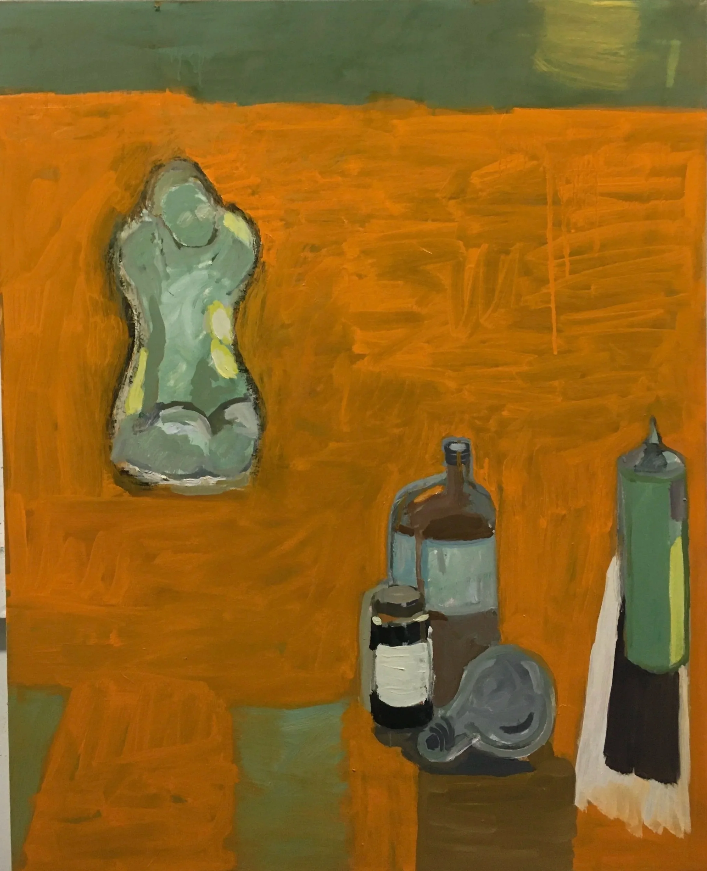 Orange Light, 30x24, Oil on Canvas, 2020