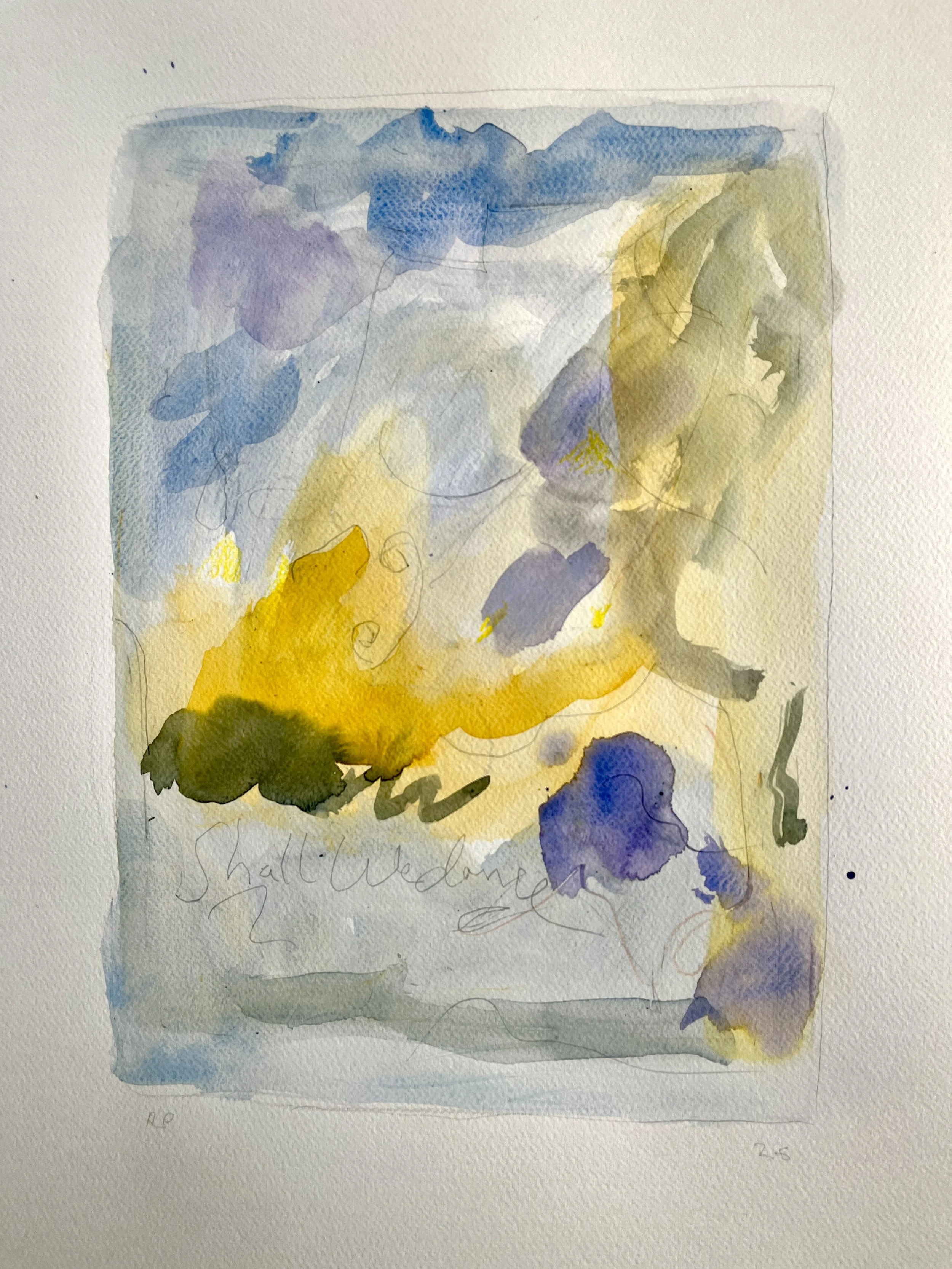 Dance, 15 x 11", Watercolor and Graphite,  2026