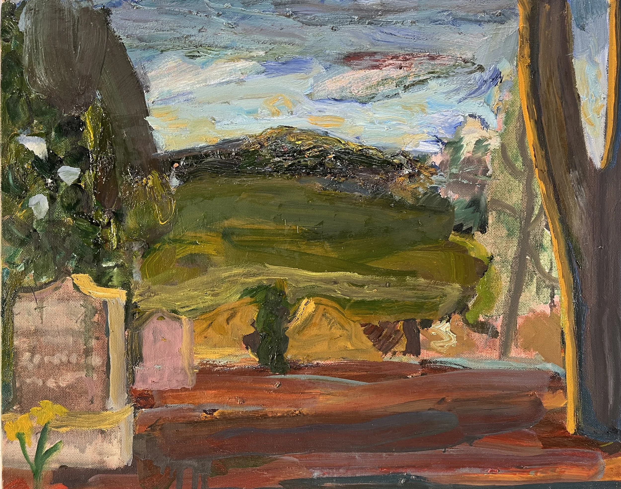 Graton Cemetery, 16 x 20, o/c, 2024