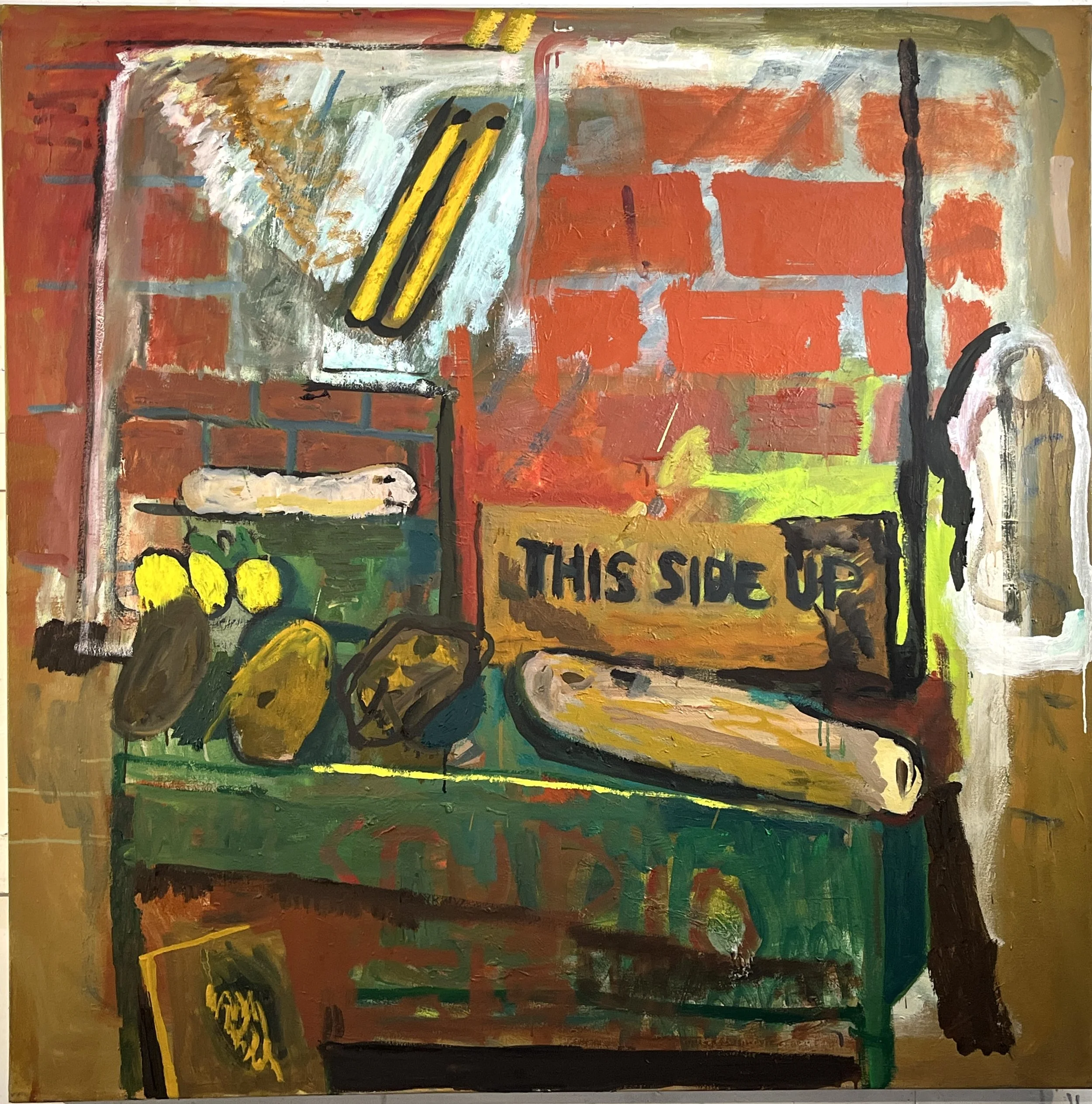 This Side Up, 48 x 48, o/c, 2025