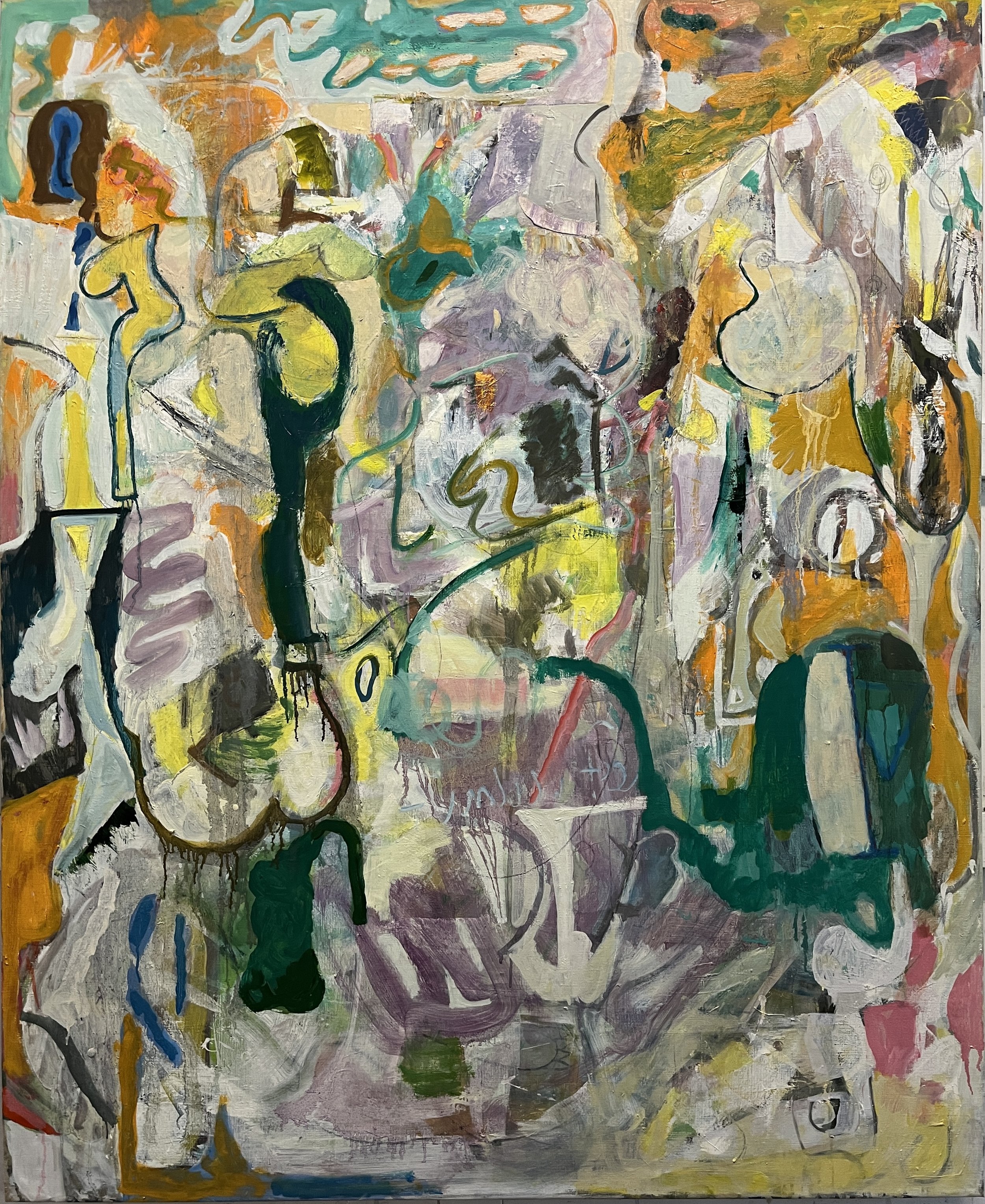 Parade, 54 x 44", Oil on Canvas, 2025-26
