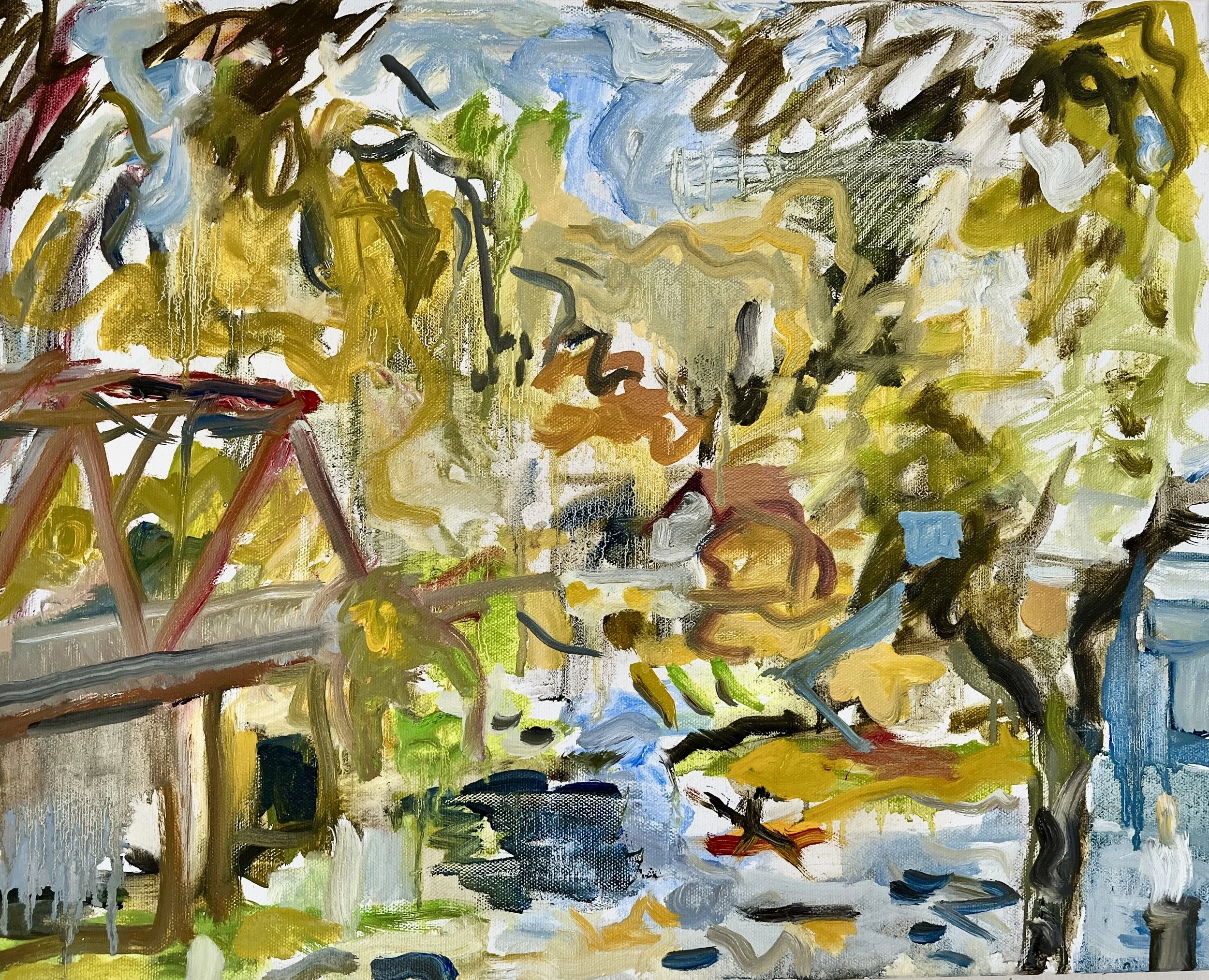 Russian River, Healdsburg, 16 x 20", o/c, 2026