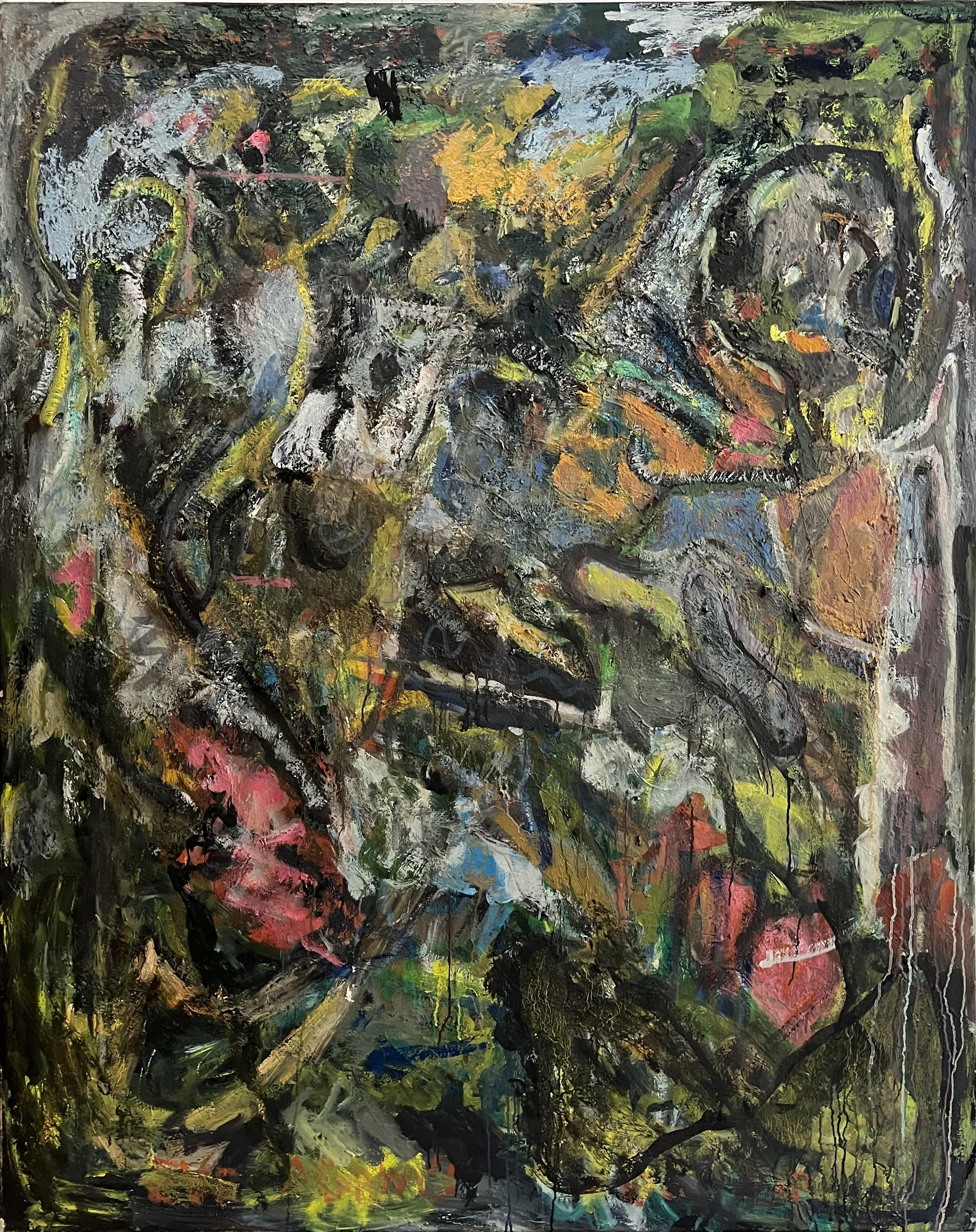 Stream, 60 x48, Oil on Canvas, 2023-24