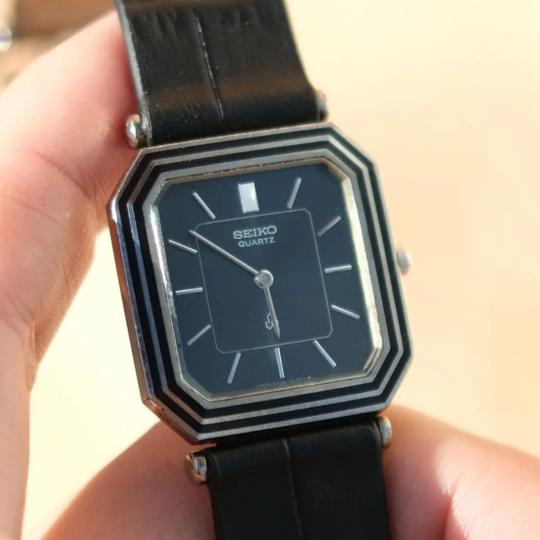 Seiko Octagon "Ceinture-Style" Blue/Black