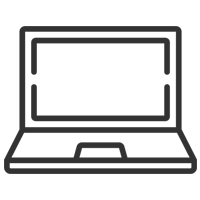 Graphic of a computer
