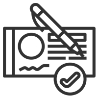 Graphic of a letter