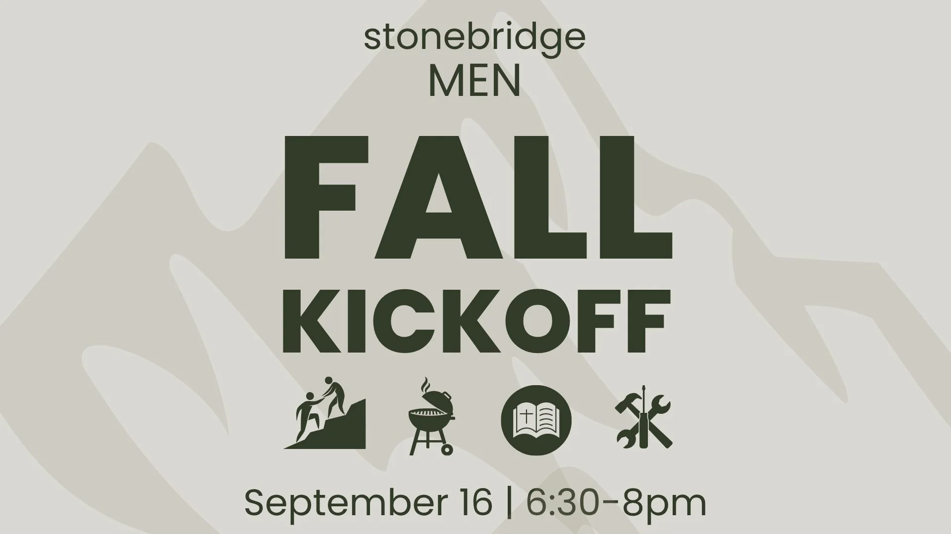 Men's Fall Kickoff