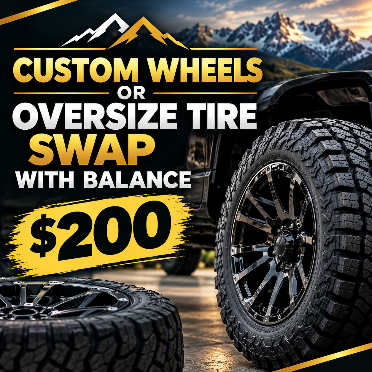 Custom Wheel Tire Swap