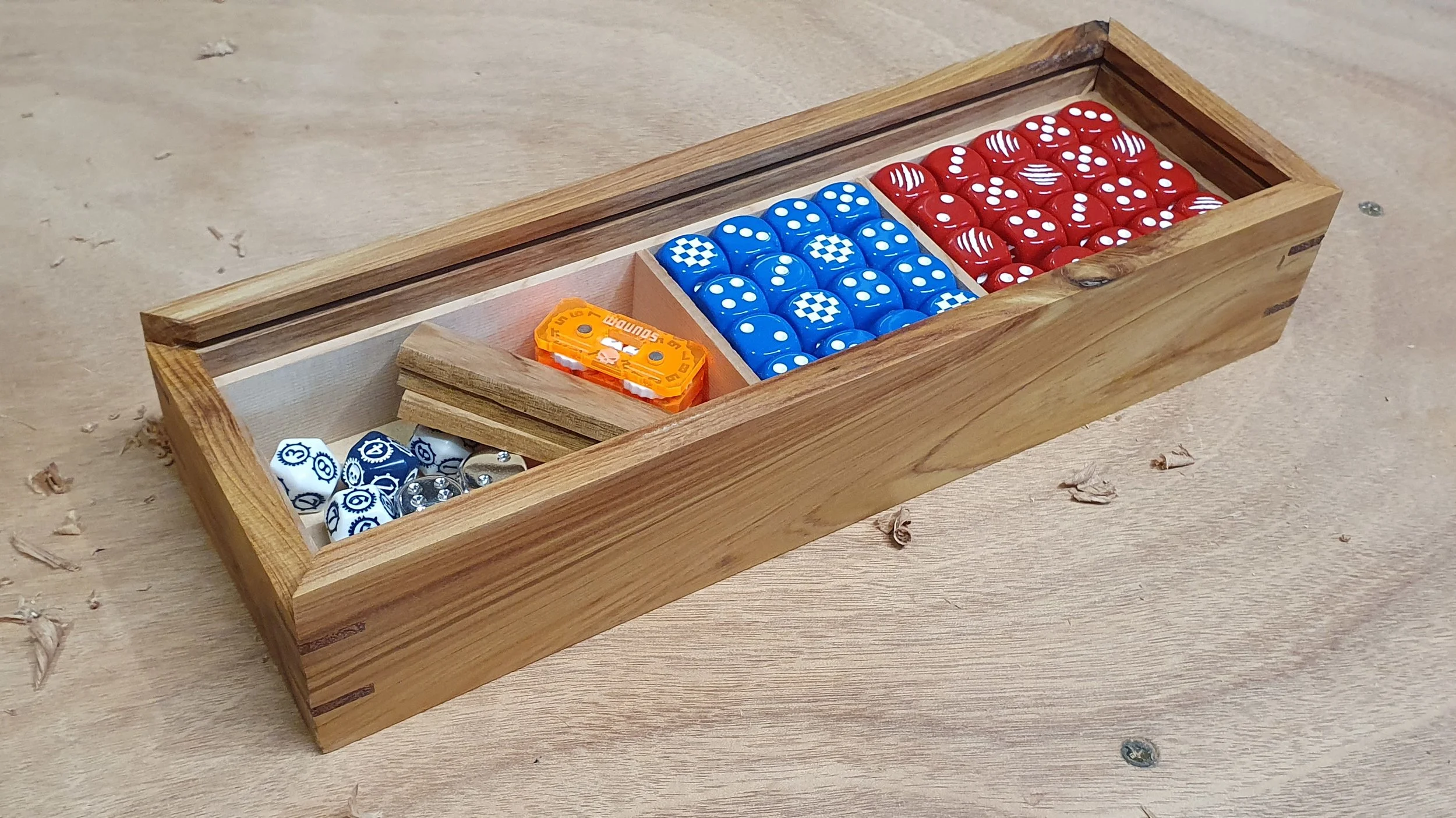 Cypress Pine Dice Caddy