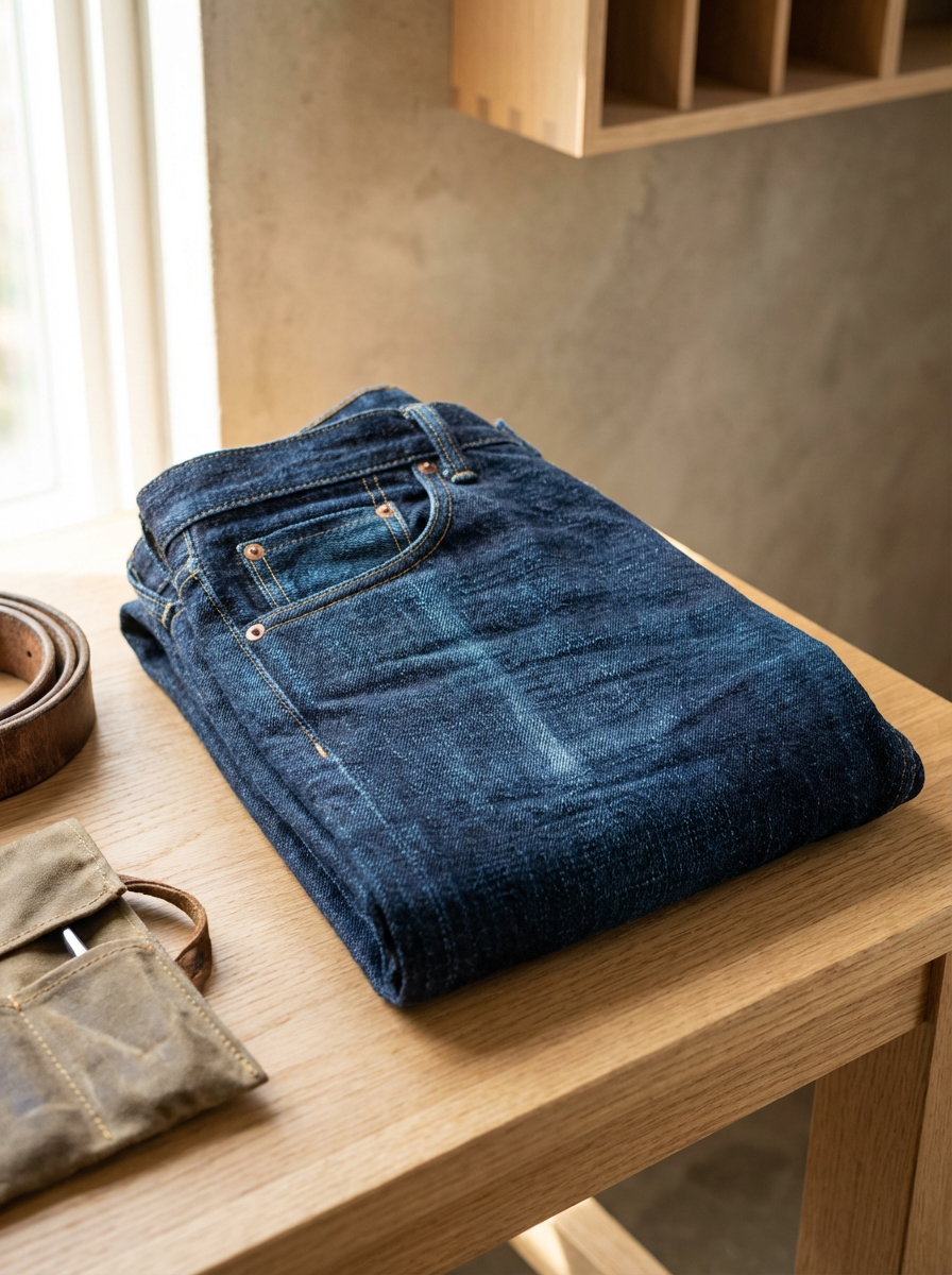 Raw Denim Jeans