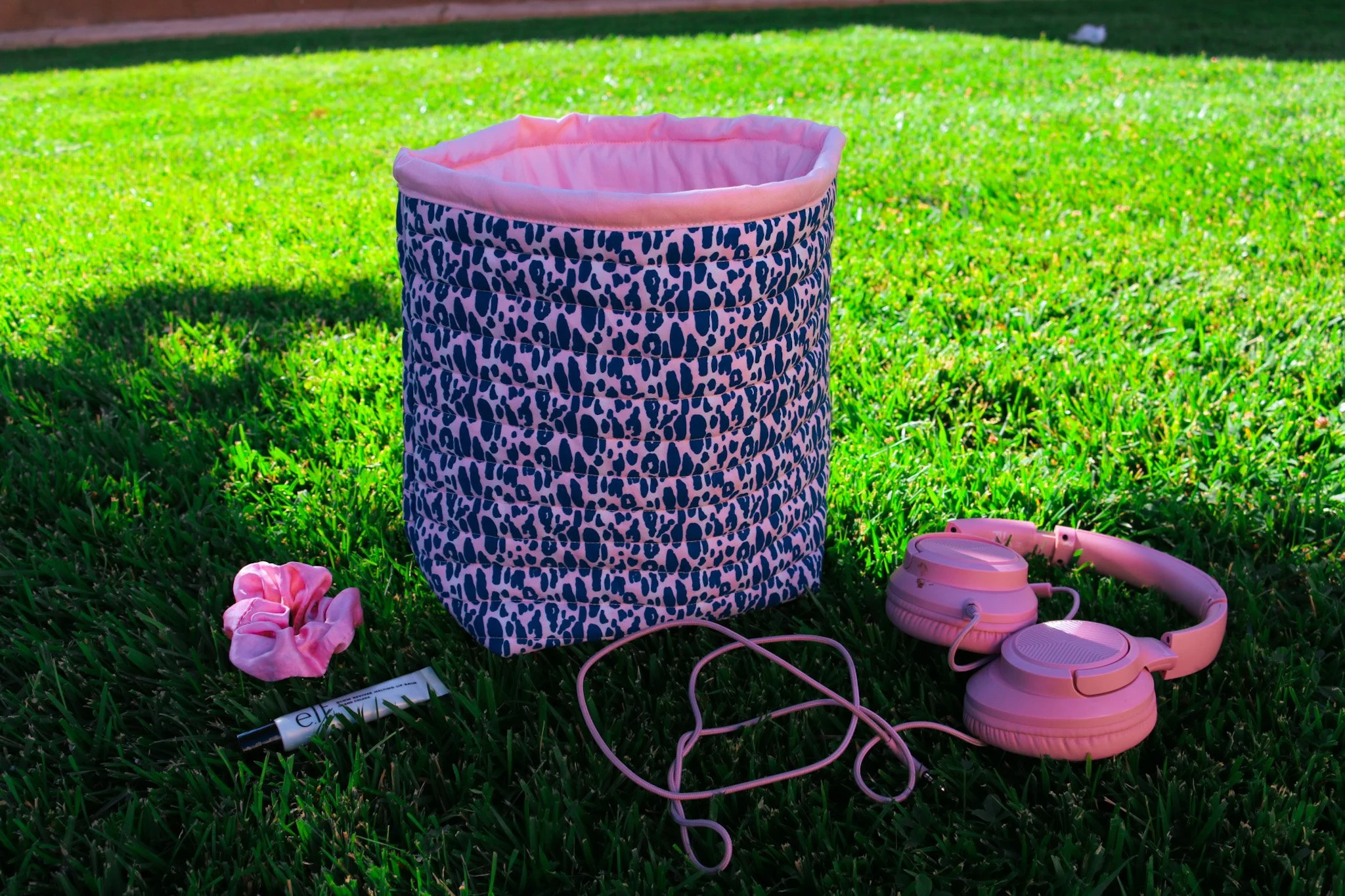 Large Quilted Gift Bin